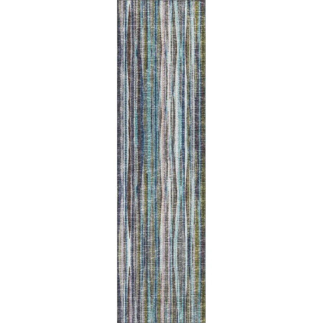 Indoor/Outdoor Waverly Modern Stripes Washable Rug