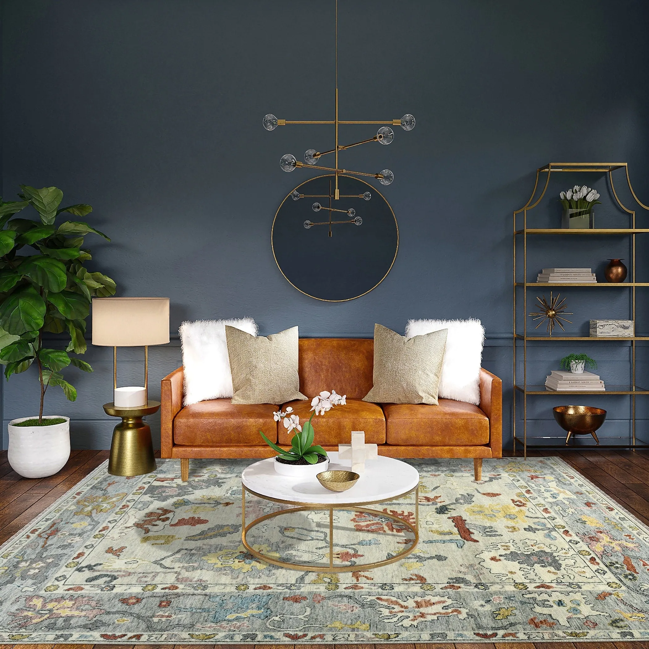 Jaigarh Beauz Traditional Oriental Hand-Knotted Area Rug