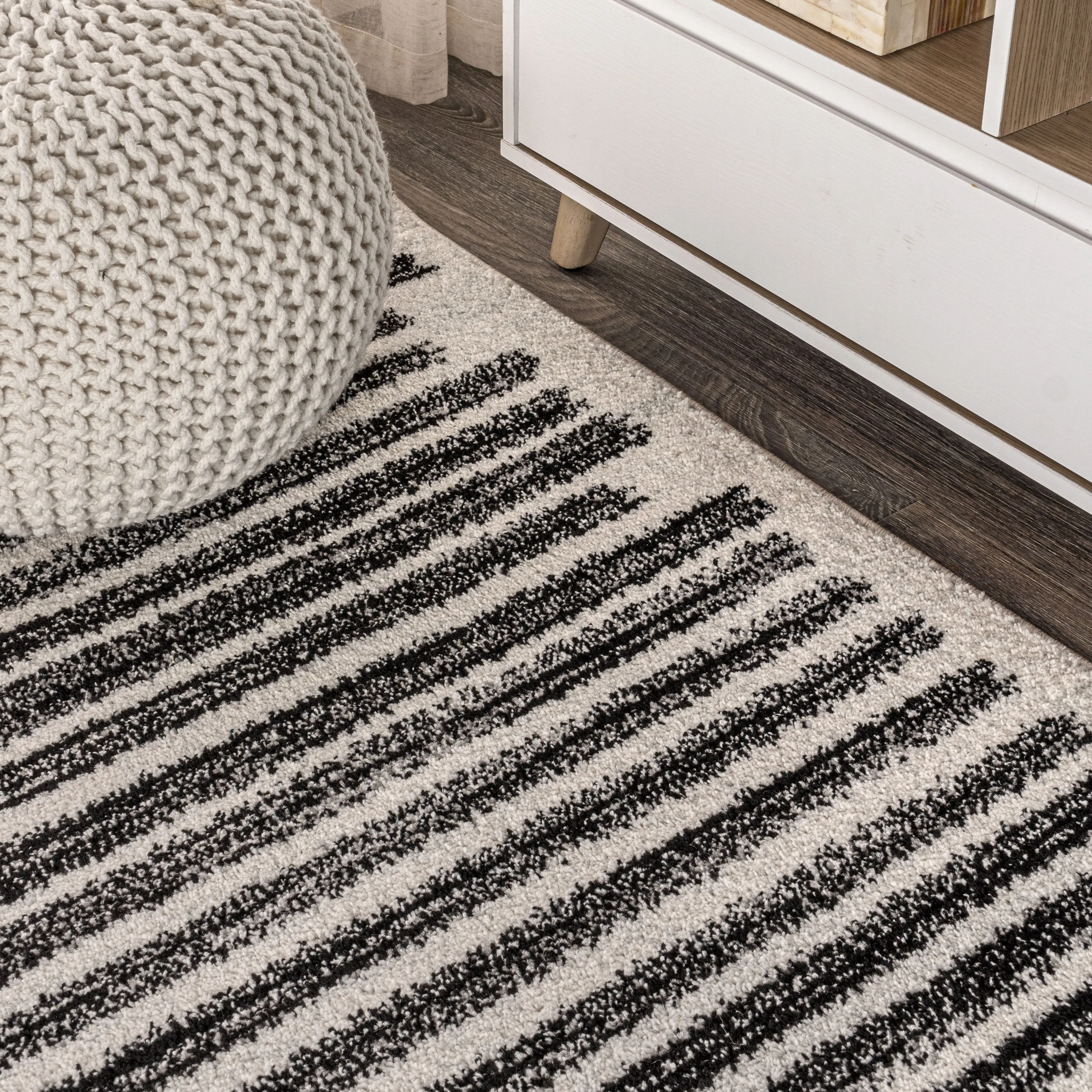 JONATHAN Y Aksil Modern Berber Stripe Area Rug