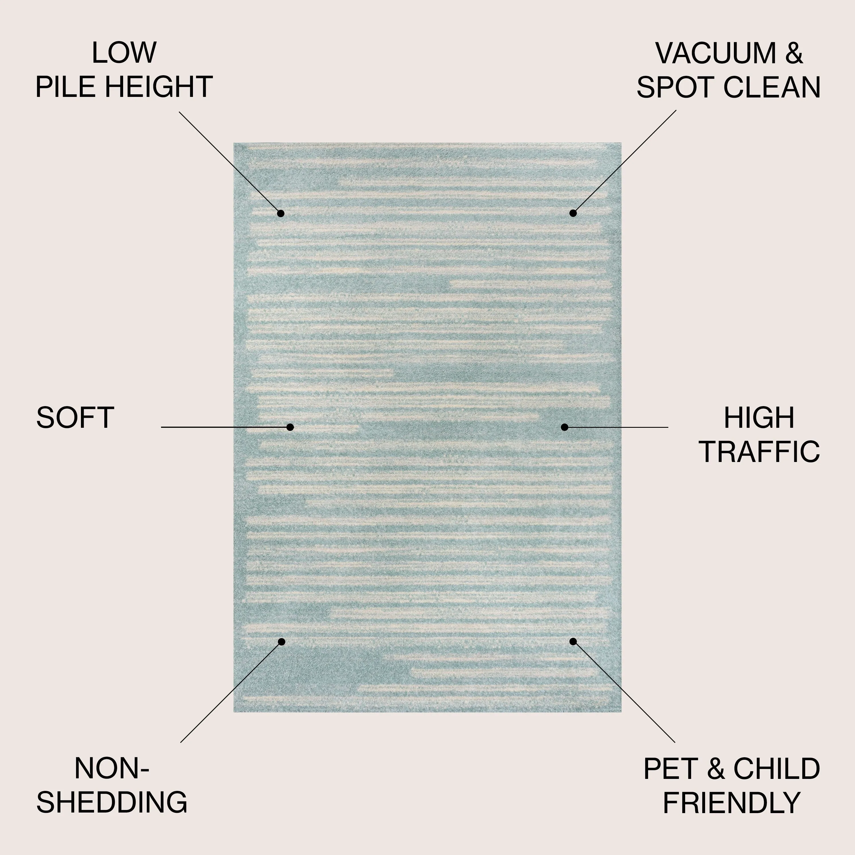 JONATHAN Y Aksil Modern Berber Stripe Area Rug