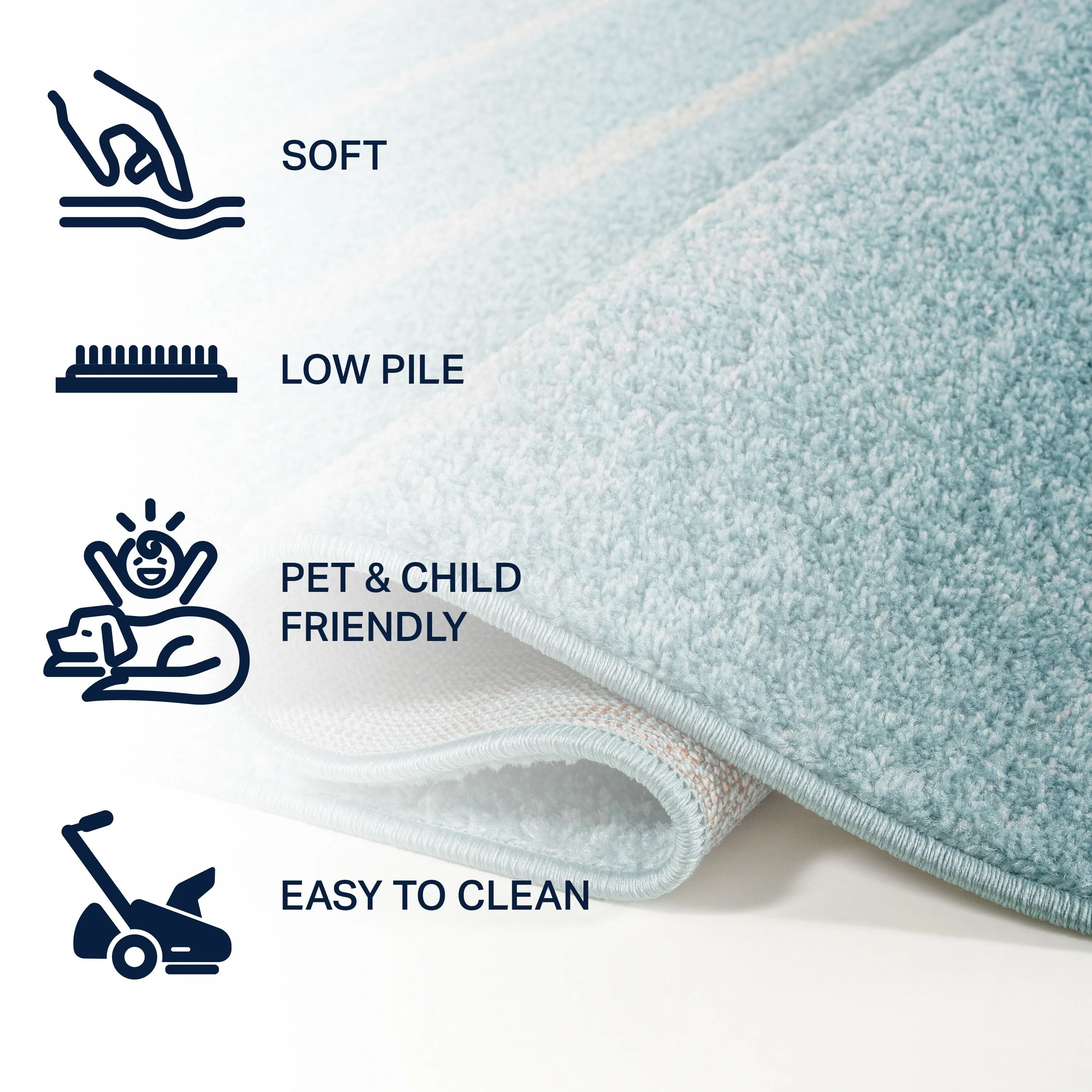 JONATHAN Y Alia Minimalist Stripe Area Rug