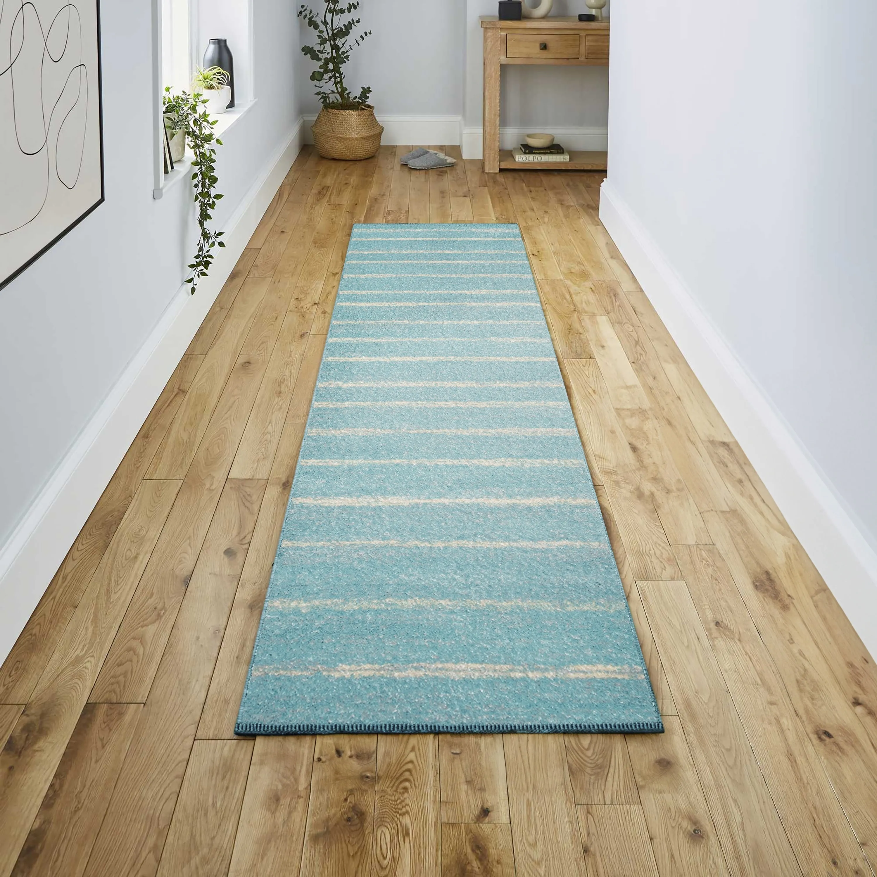 JONATHAN Y Alia Minimalist Stripe Area Rug