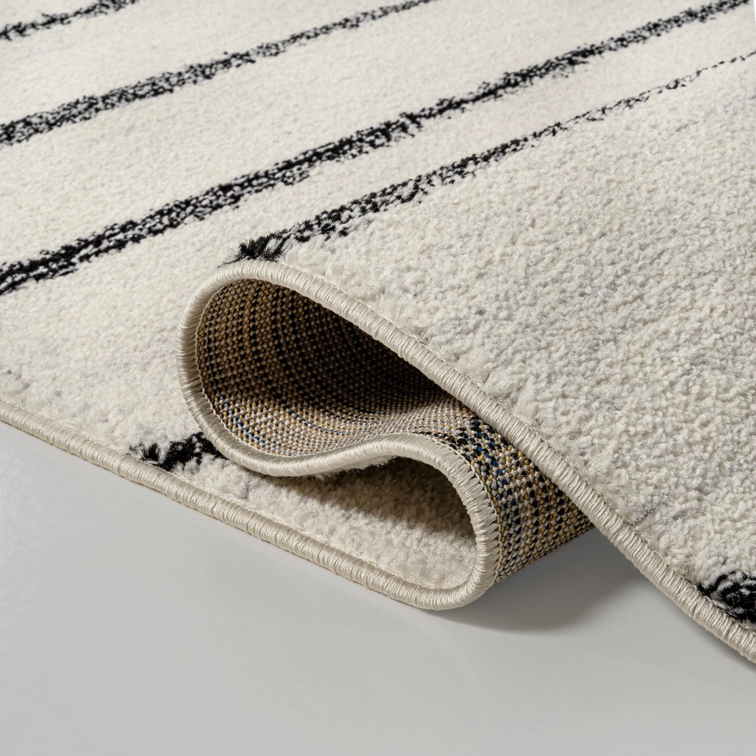 JONATHAN Y Alia Minimalist Stripe Area Rug