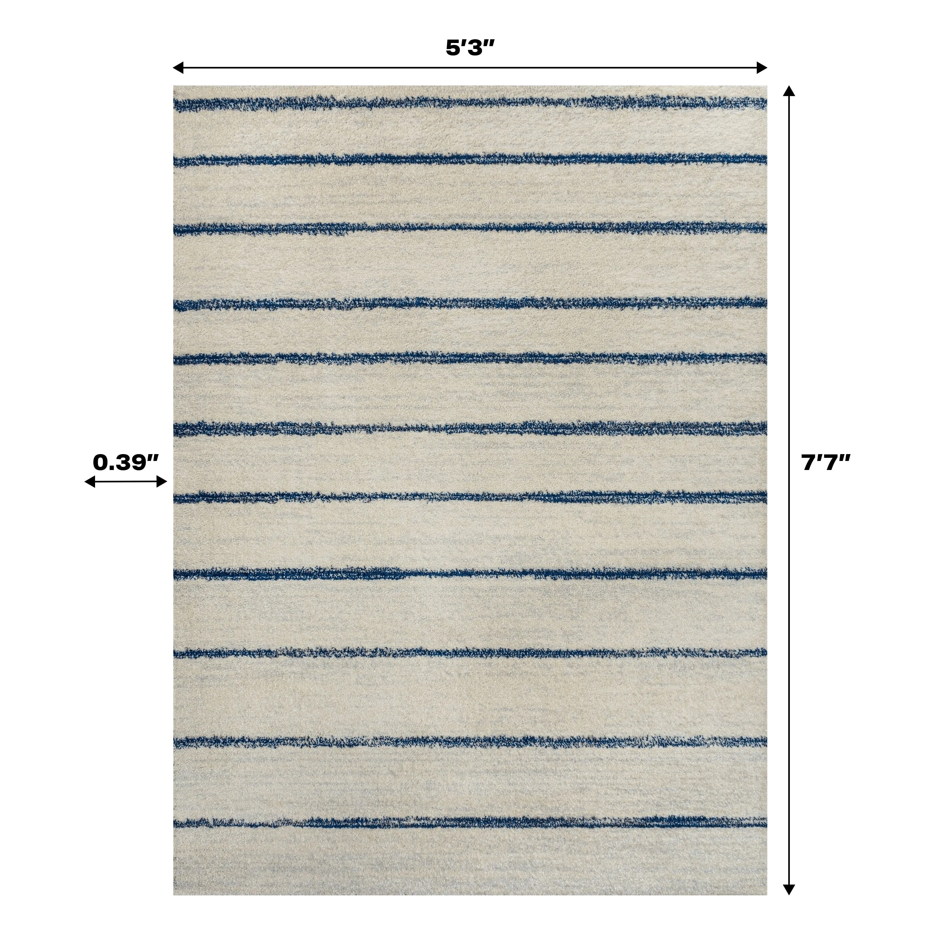 JONATHAN Y Alia Minimalist Stripe Area Rug