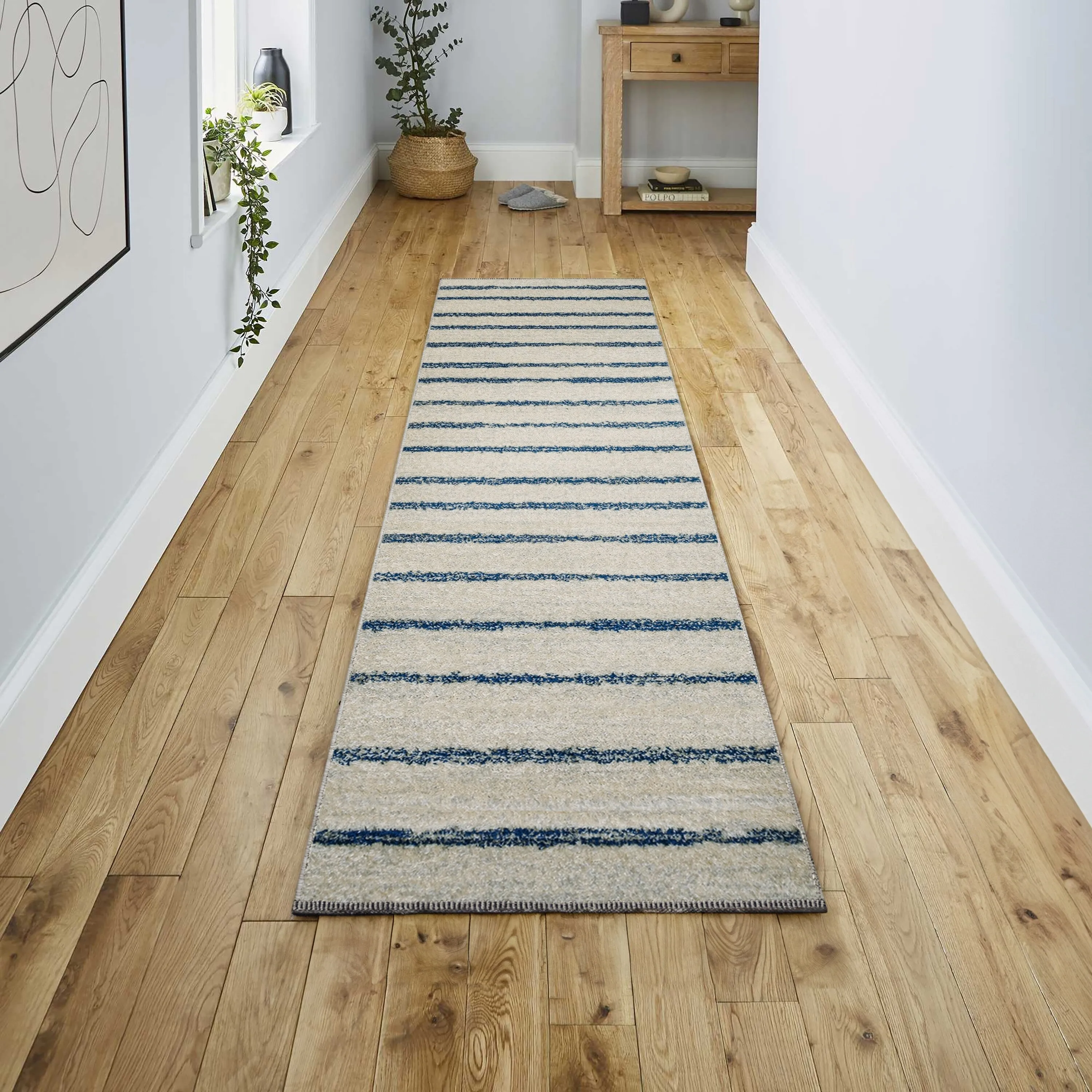 JONATHAN Y Alia Minimalist Stripe Area Rug