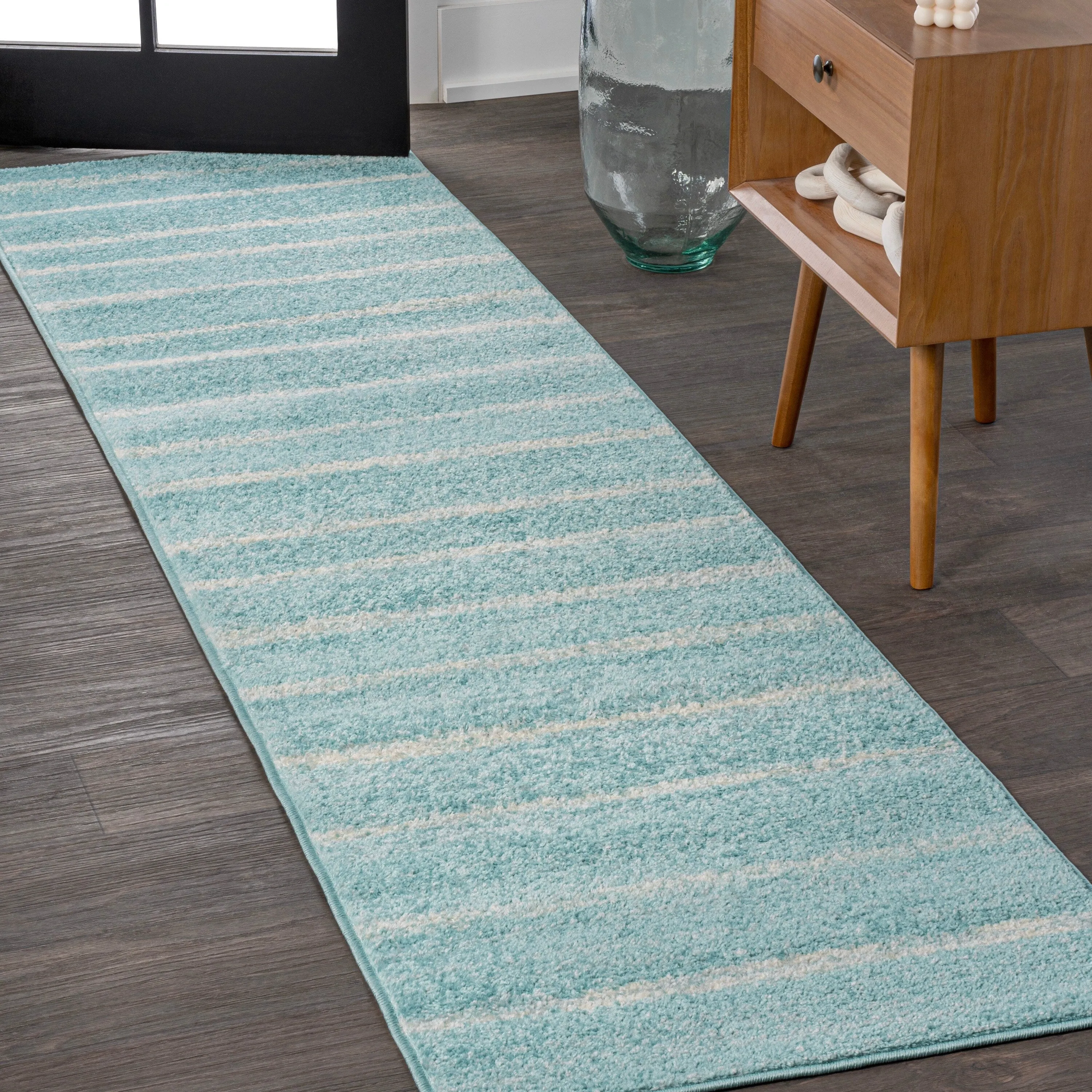 JONATHAN Y Alia Minimalist Stripe Area Rug