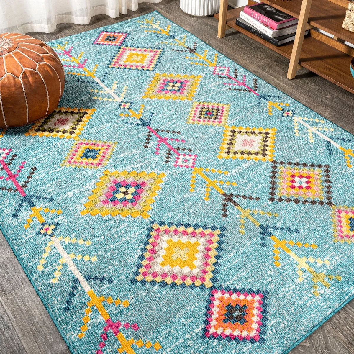 JONATHAN Y Arta Love Geometric Area Rug