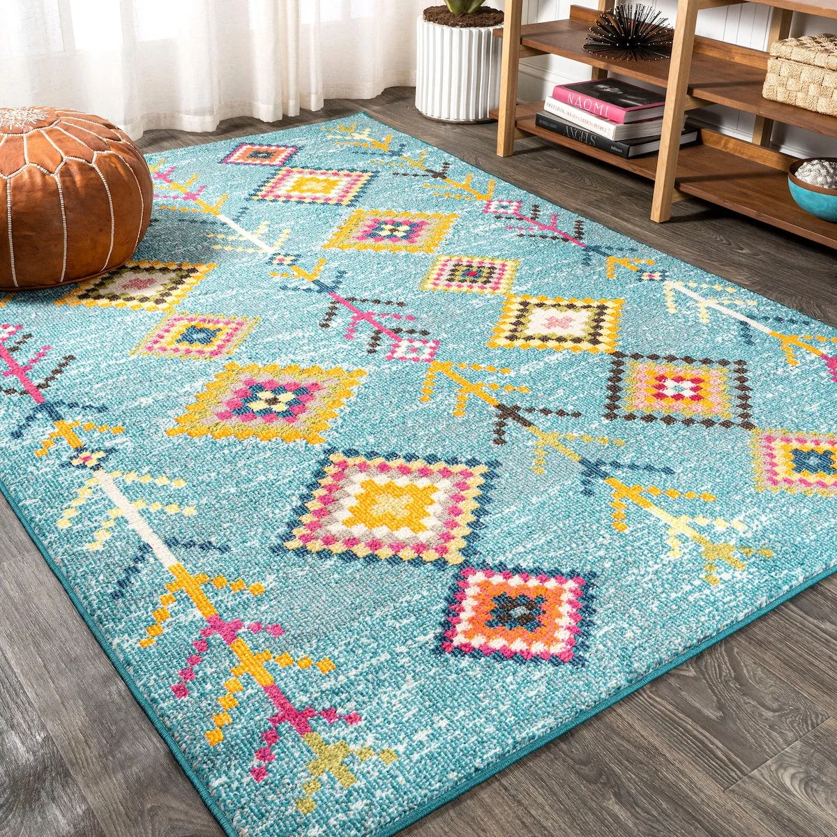 JONATHAN Y Arta Love Geometric Area Rug