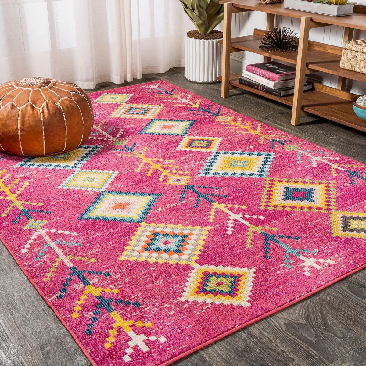 JONATHAN Y Arta Love Geometric Area Rug