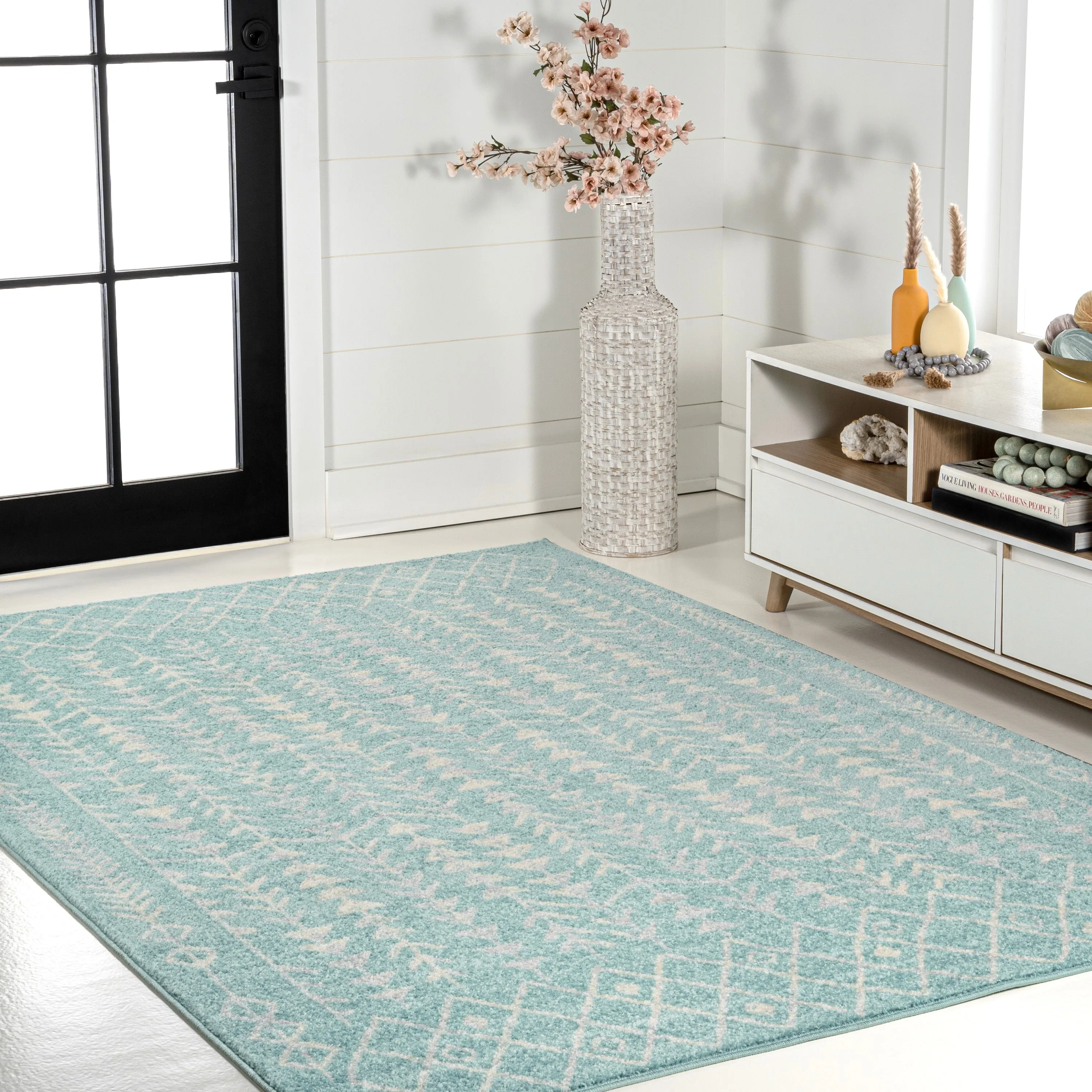 JONATHAN Y Asilah Moroccan Geometric Area Rug