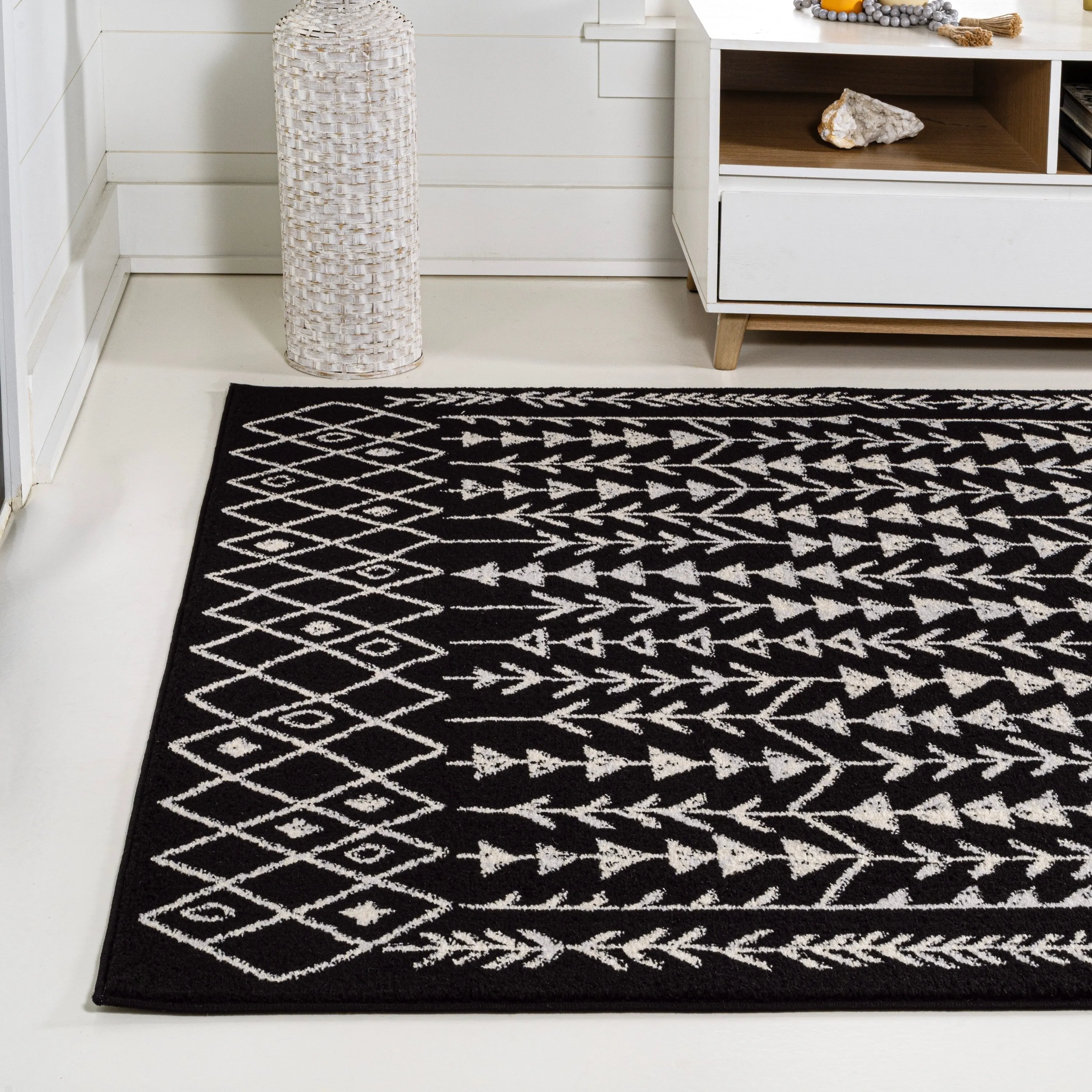 JONATHAN Y Asilah Moroccan Geometric Area Rug