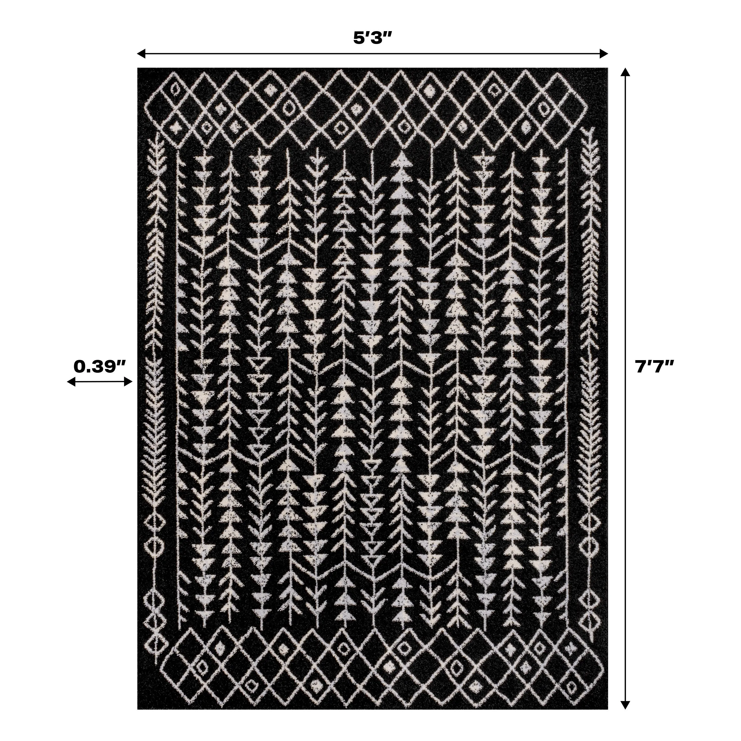 JONATHAN Y Asilah Moroccan Geometric Area Rug