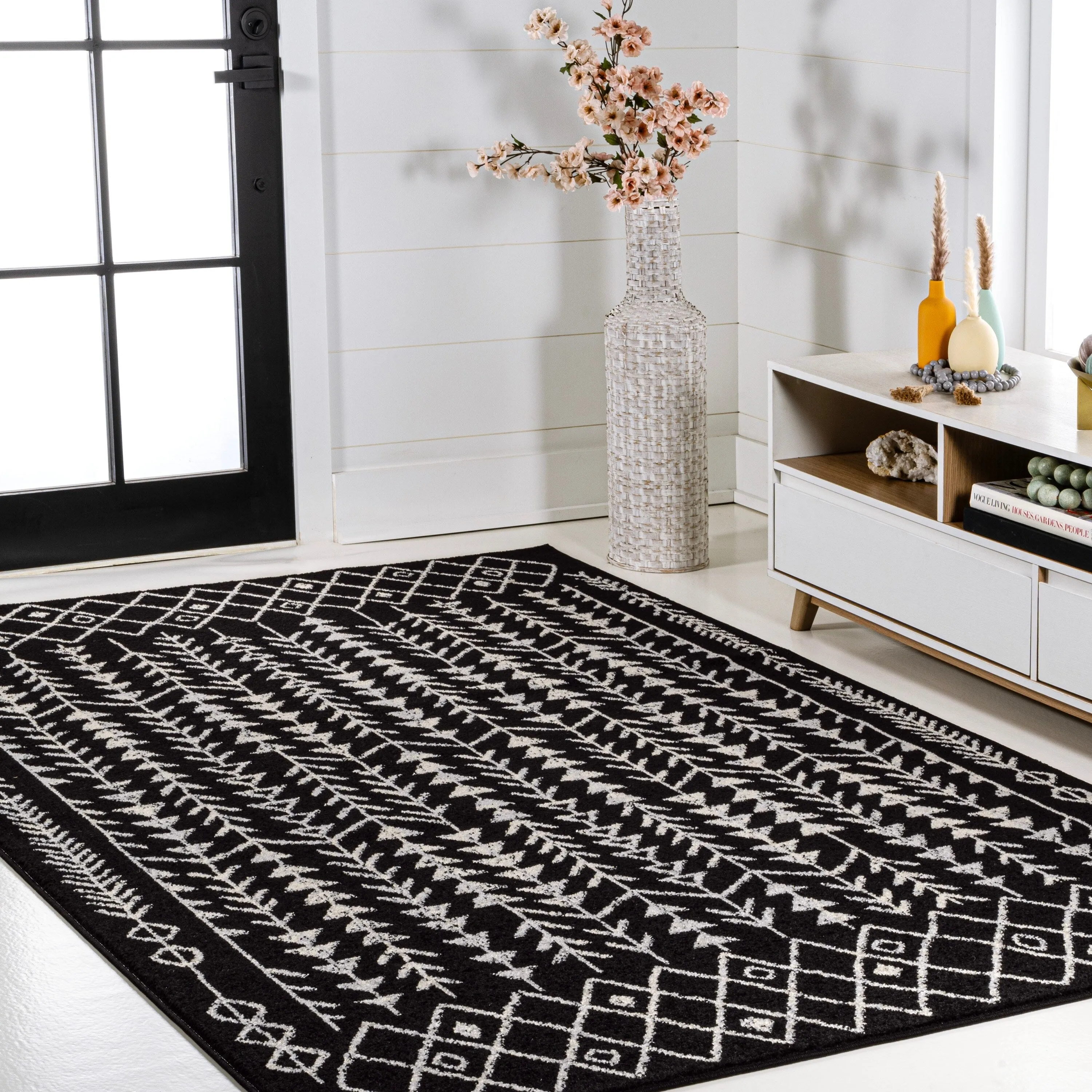 JONATHAN Y Asilah Moroccan Geometric Area Rug