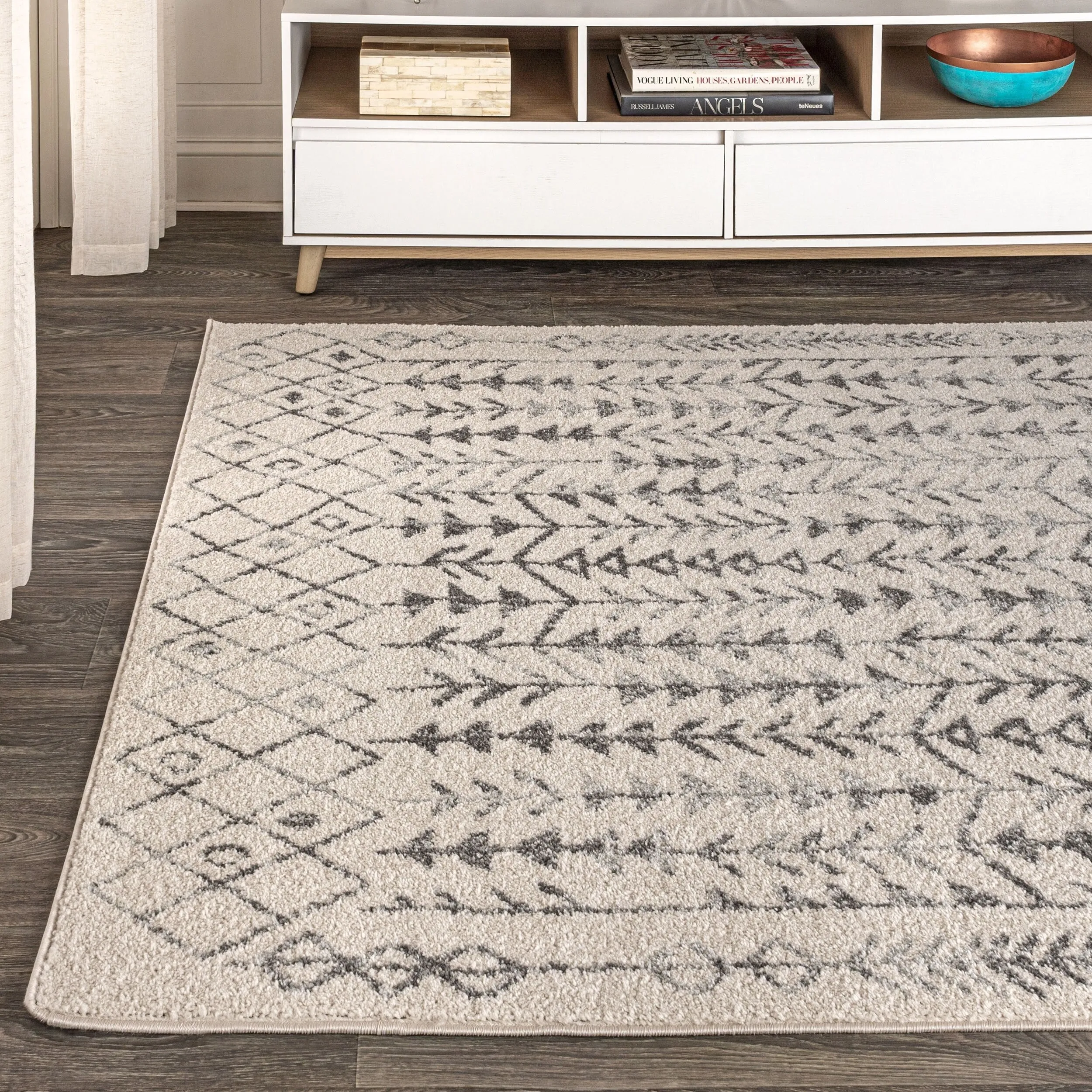 JONATHAN Y Asilah Moroccan Geometric Area Rug
