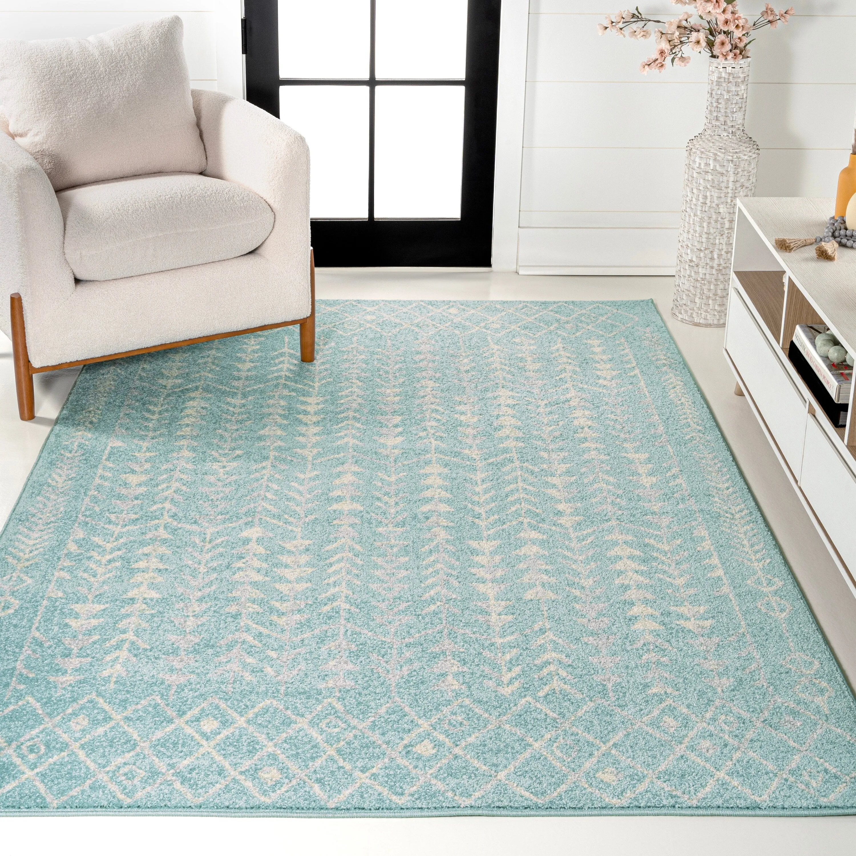 JONATHAN Y Asilah Moroccan Geometric Area Rug
