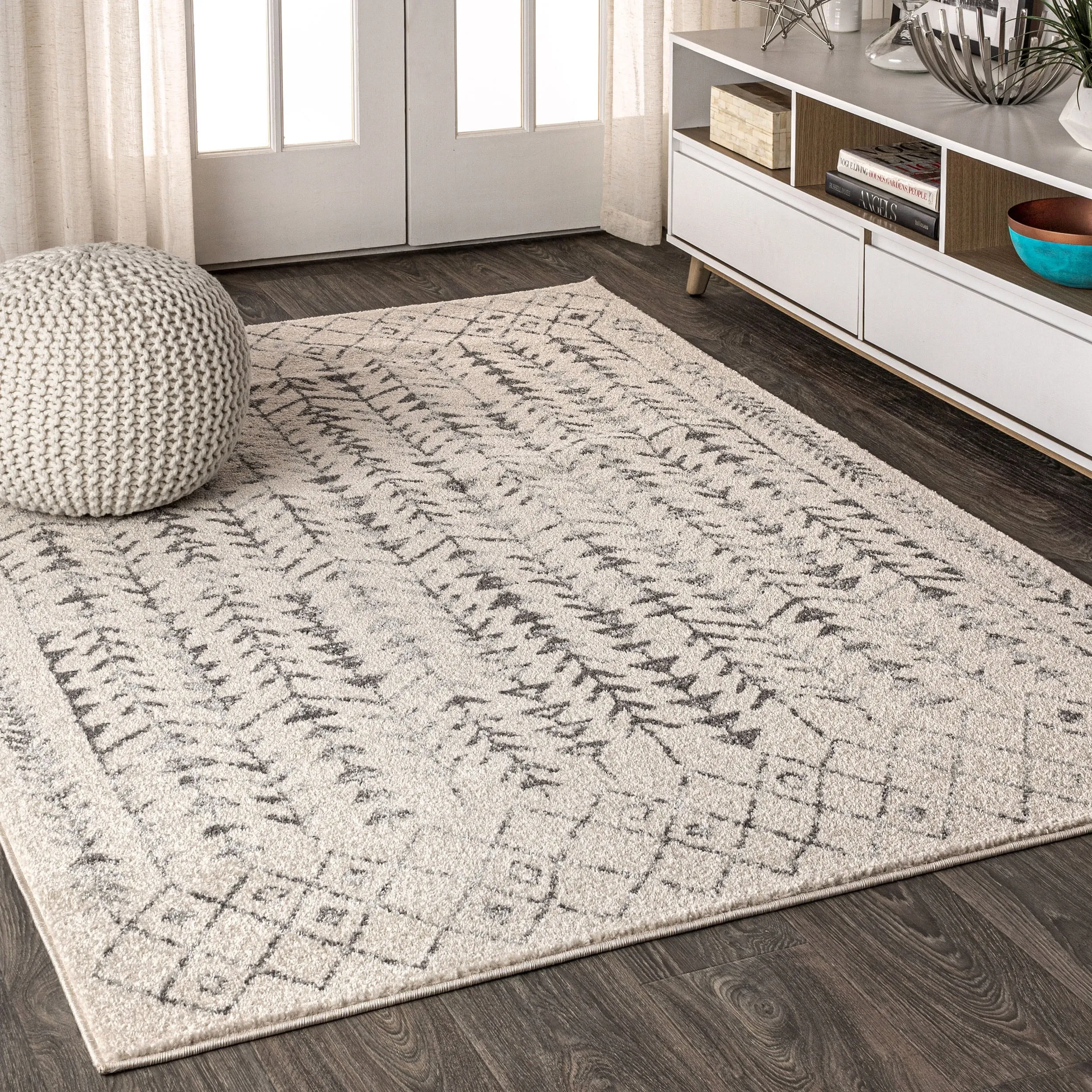 JONATHAN Y Asilah Moroccan Geometric Area Rug
