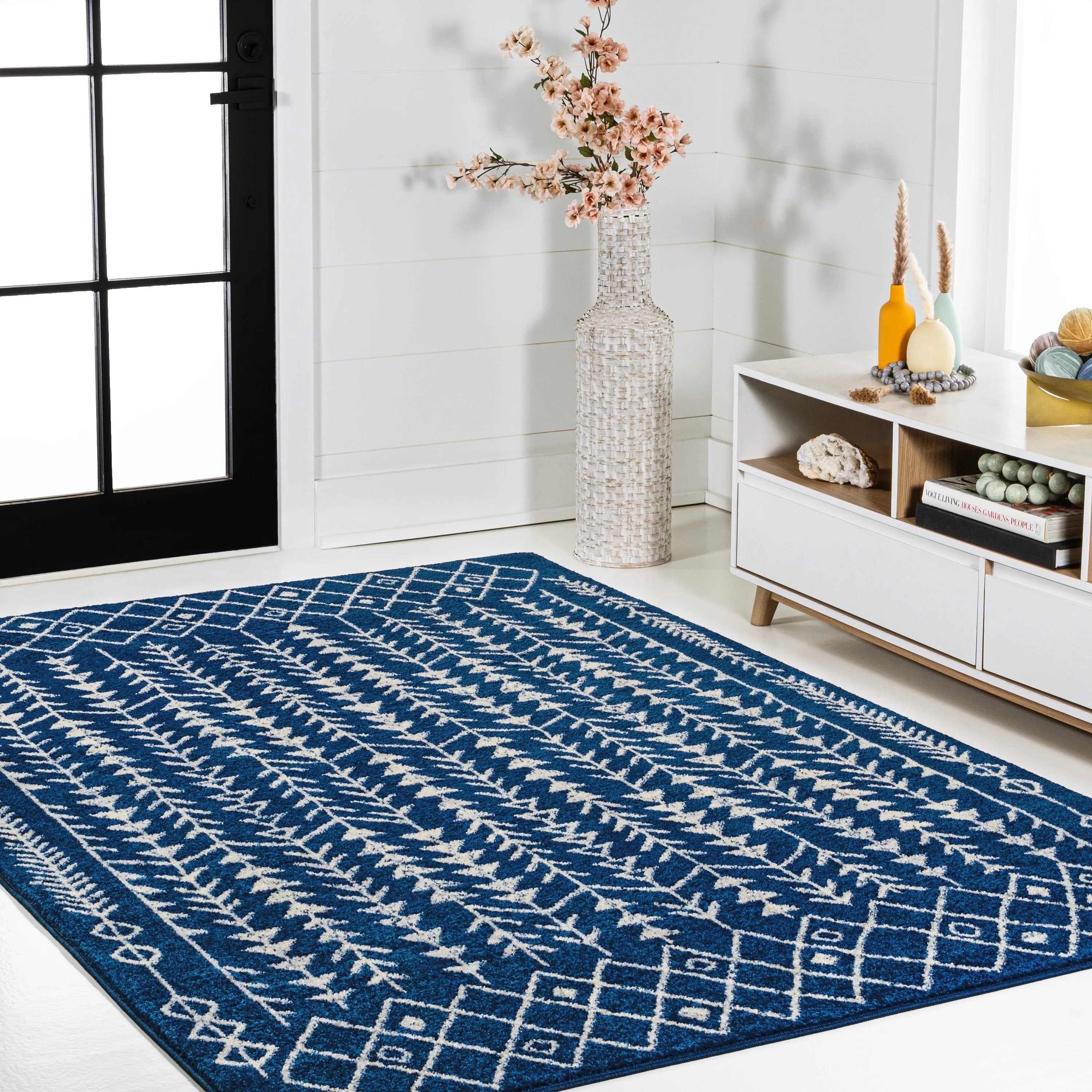 JONATHAN Y Asilah Moroccan Geometric Area Rug