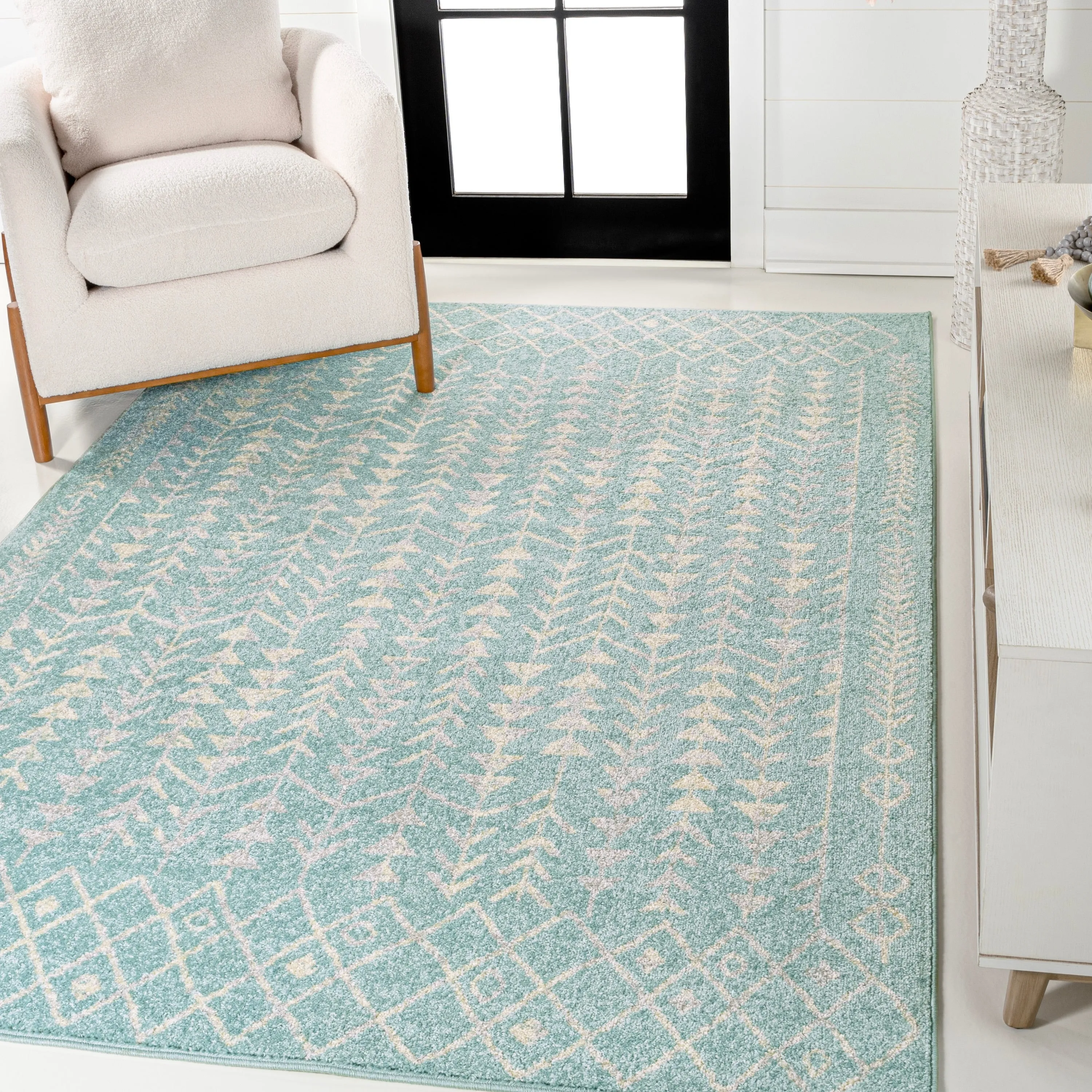 JONATHAN Y Asilah Moroccan Geometric Area Rug