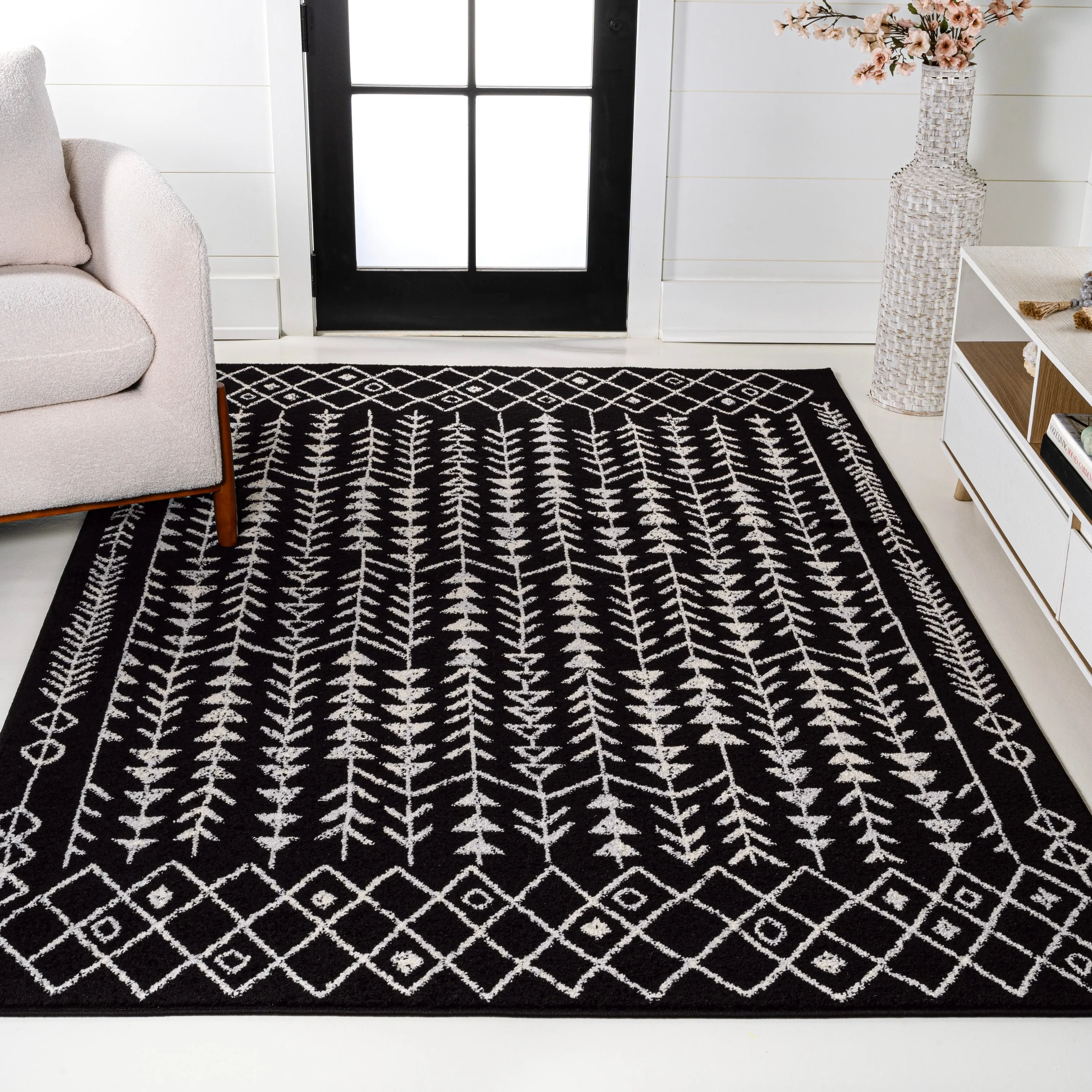 JONATHAN Y Asilah Moroccan Geometric Area Rug