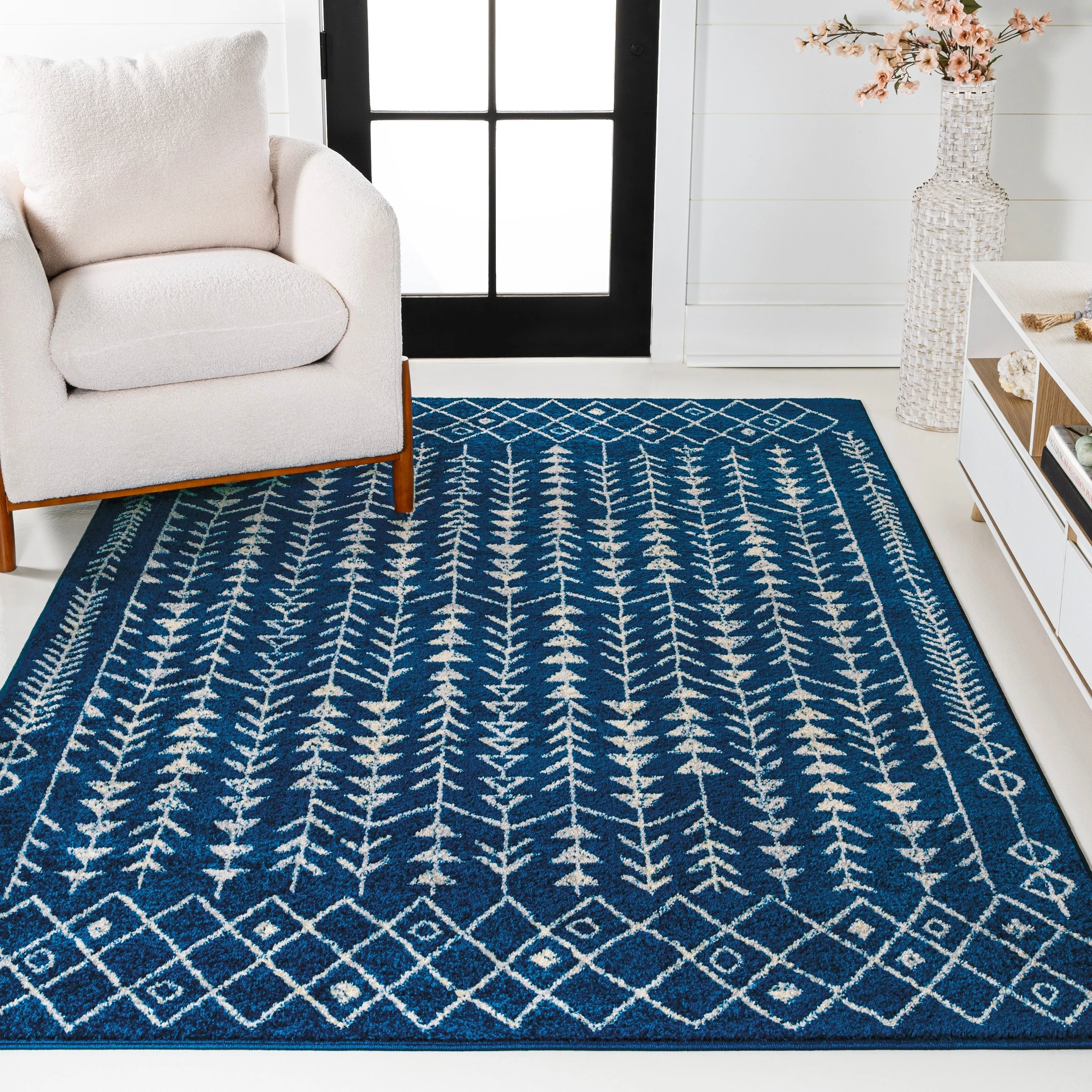 JONATHAN Y Asilah Moroccan Geometric Area Rug