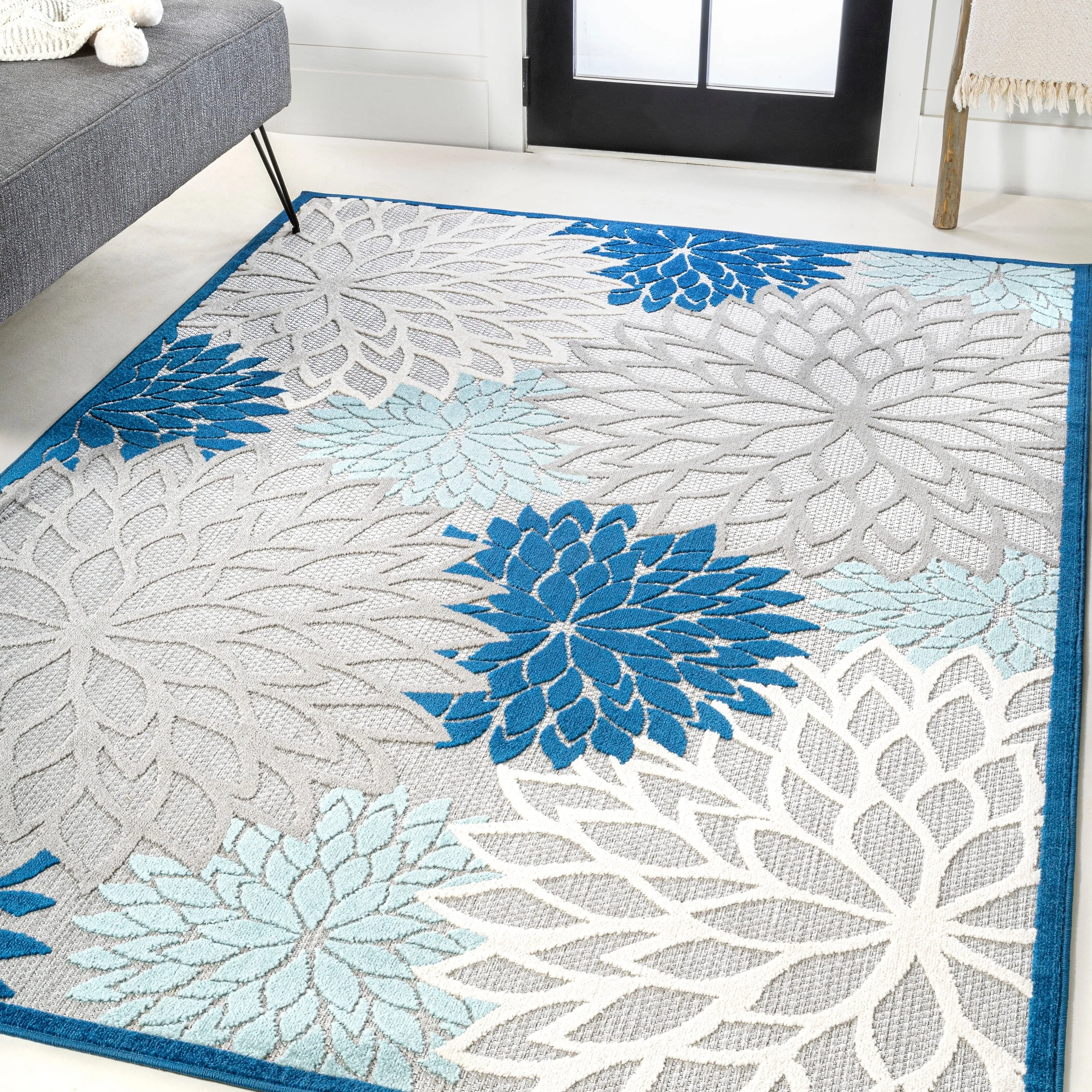 JONATHAN Y Atrani Floral Indoor/Outdoor Area Rug