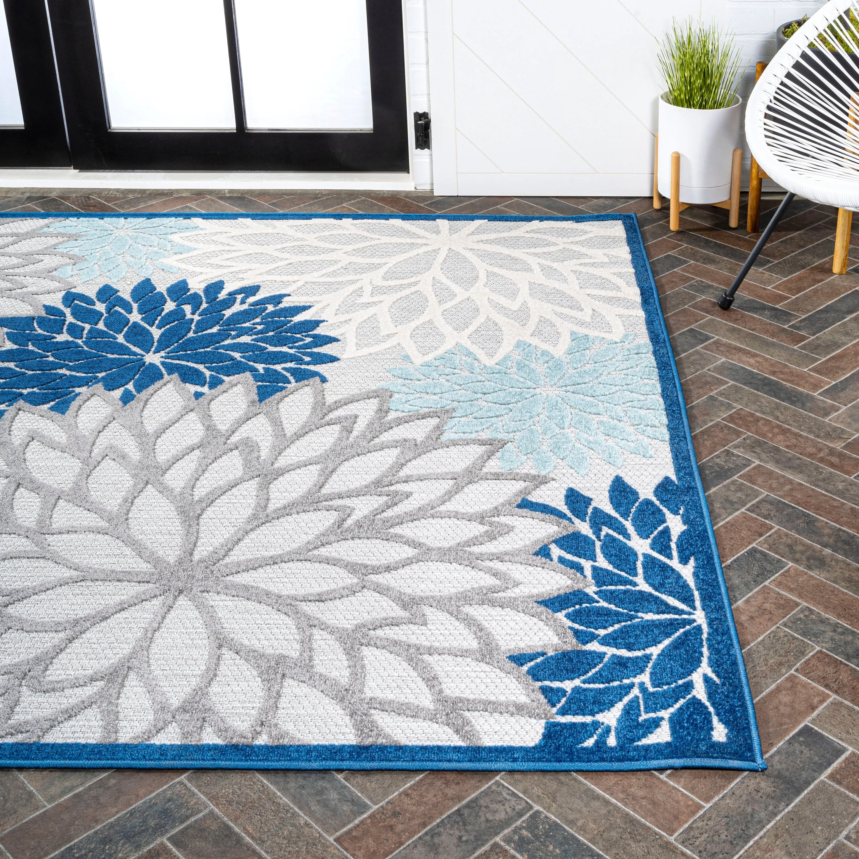 JONATHAN Y Atrani Floral Indoor/Outdoor Area Rug
