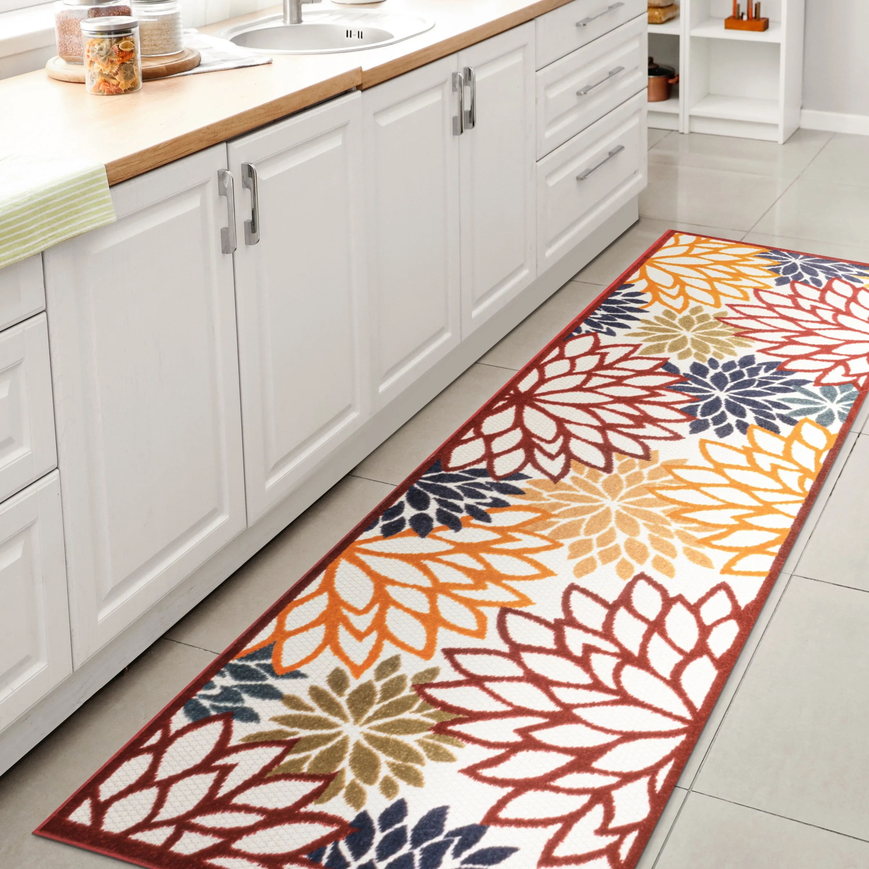 JONATHAN Y Atrani Floral Indoor/Outdoor Area Rug