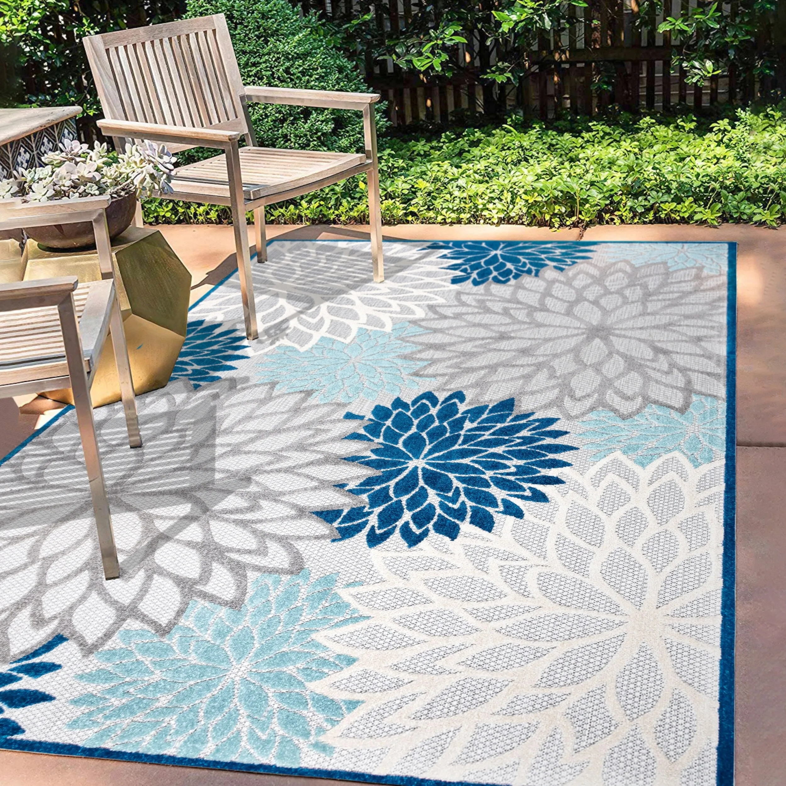 JONATHAN Y Atrani Floral Indoor/Outdoor Area Rug