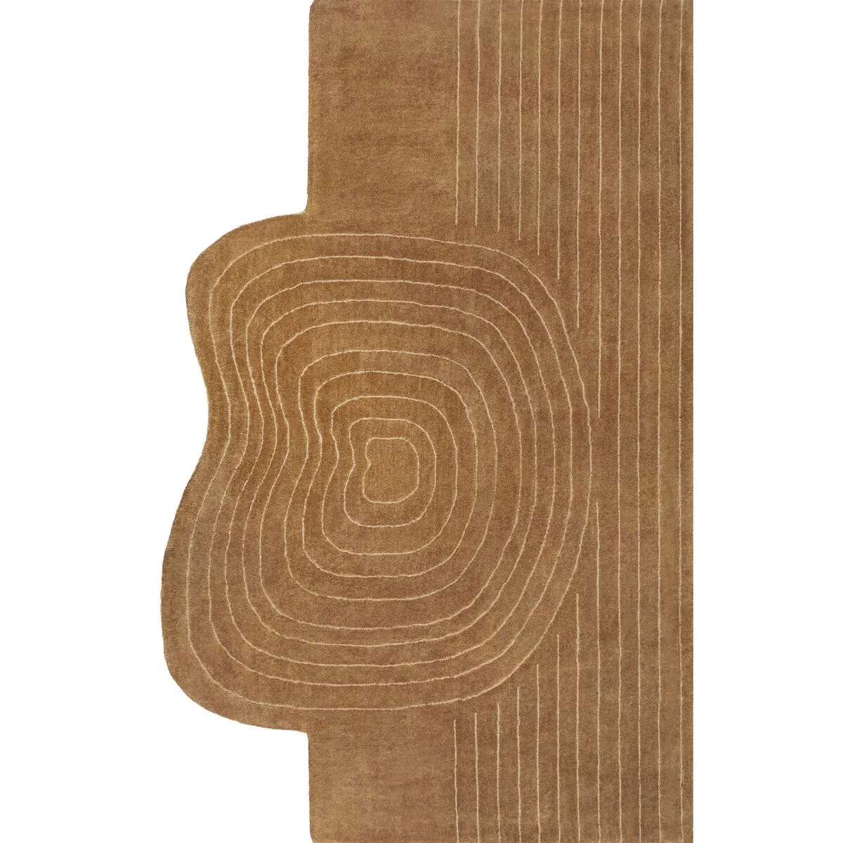 JONATHAN Y Bean Bohemian Abstract Striped Handwoven Wool Area Rug