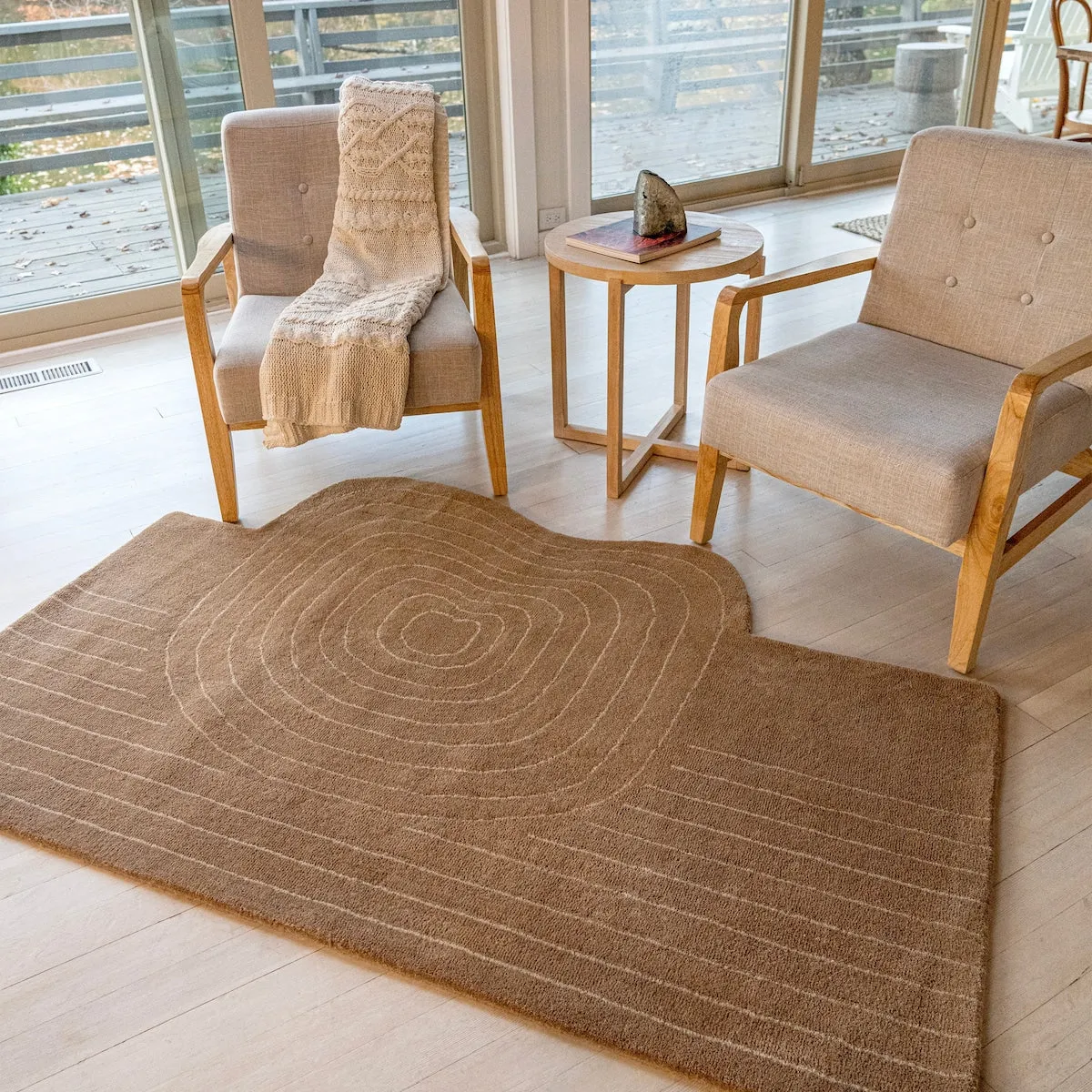 JONATHAN Y Bean Bohemian Abstract Striped Handwoven Wool Area Rug