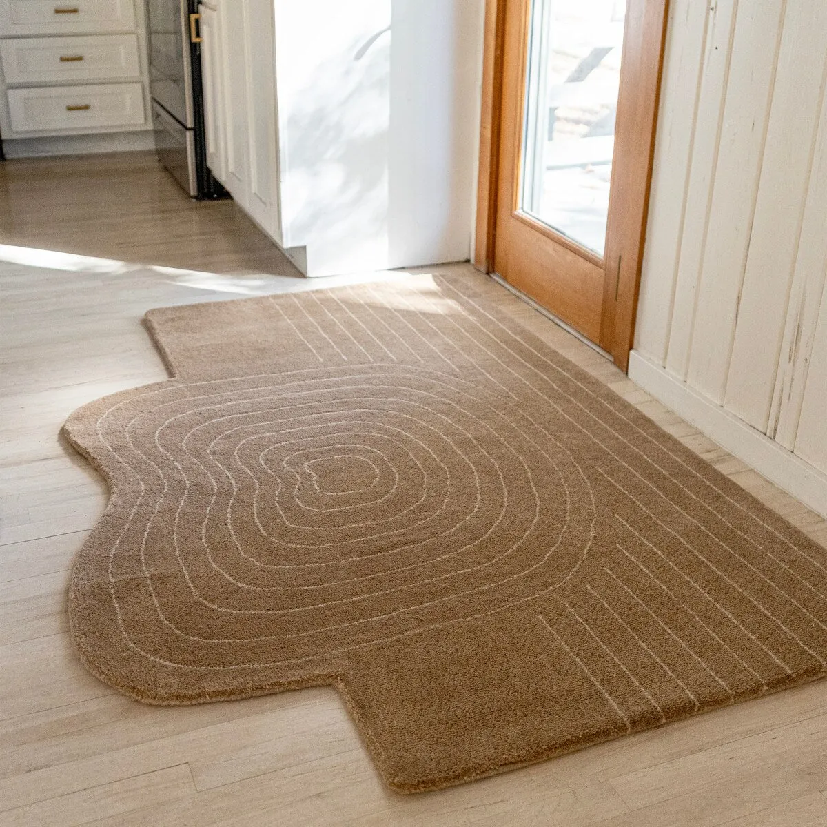 JONATHAN Y Bean Bohemian Abstract Striped Handwoven Wool Area Rug