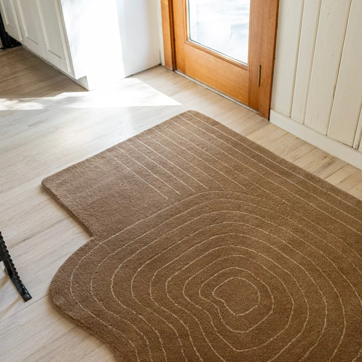 JONATHAN Y Bean Bohemian Abstract Striped Handwoven Wool Area Rug