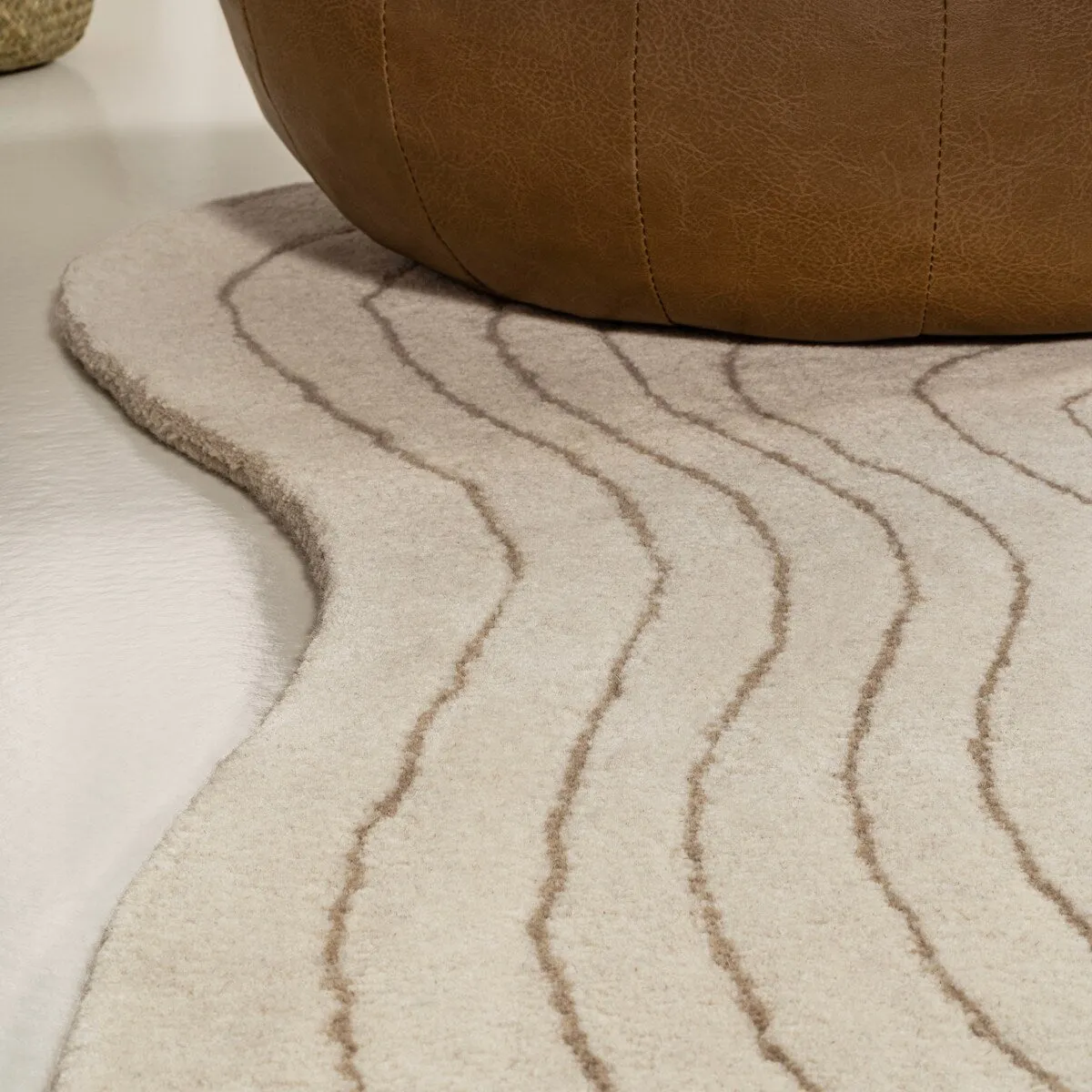 JONATHAN Y Bean Bohemian Abstract Striped Handwoven Wool Area Rug