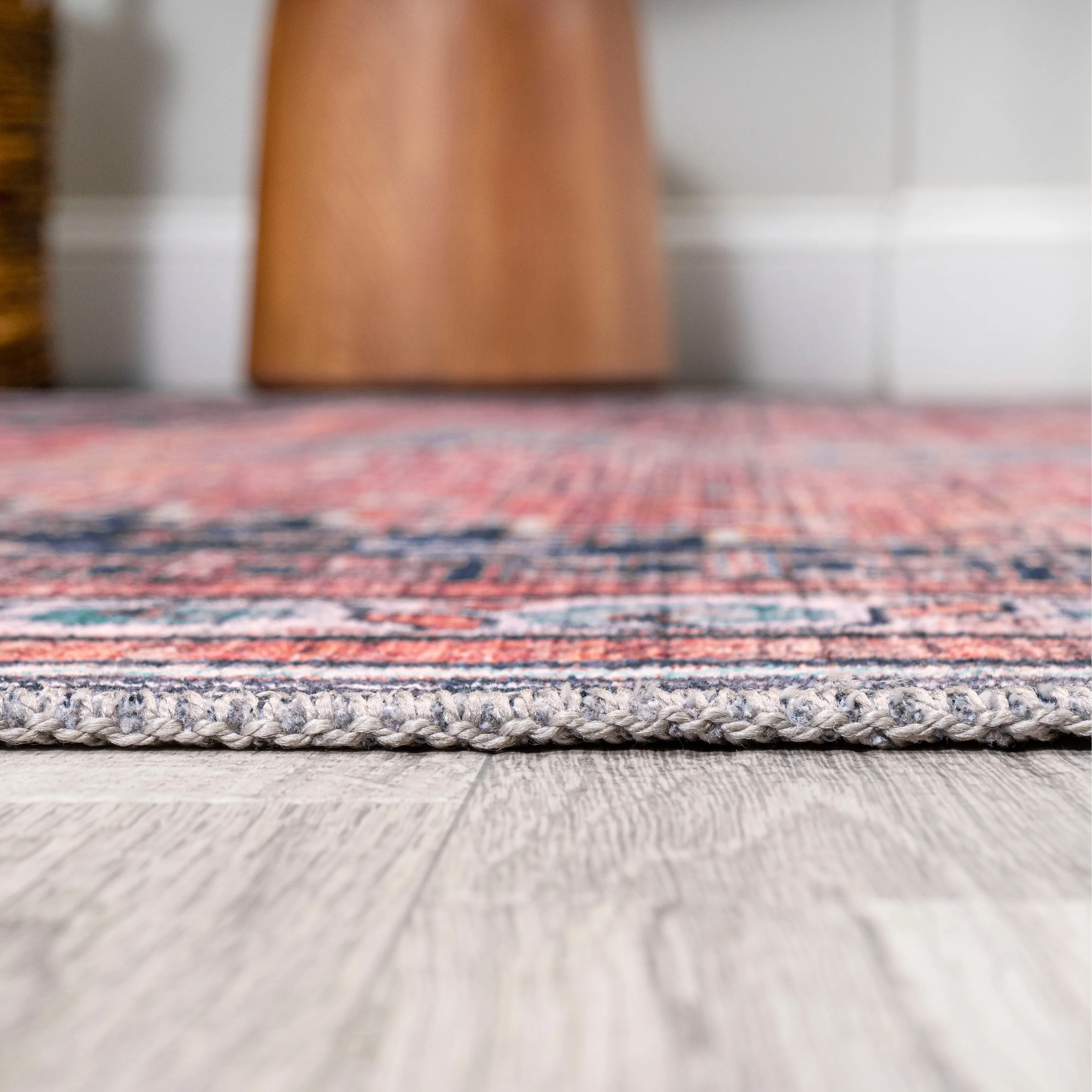 JONATHAN Y Didim Geometric Medallions Machine Washable Area Rug