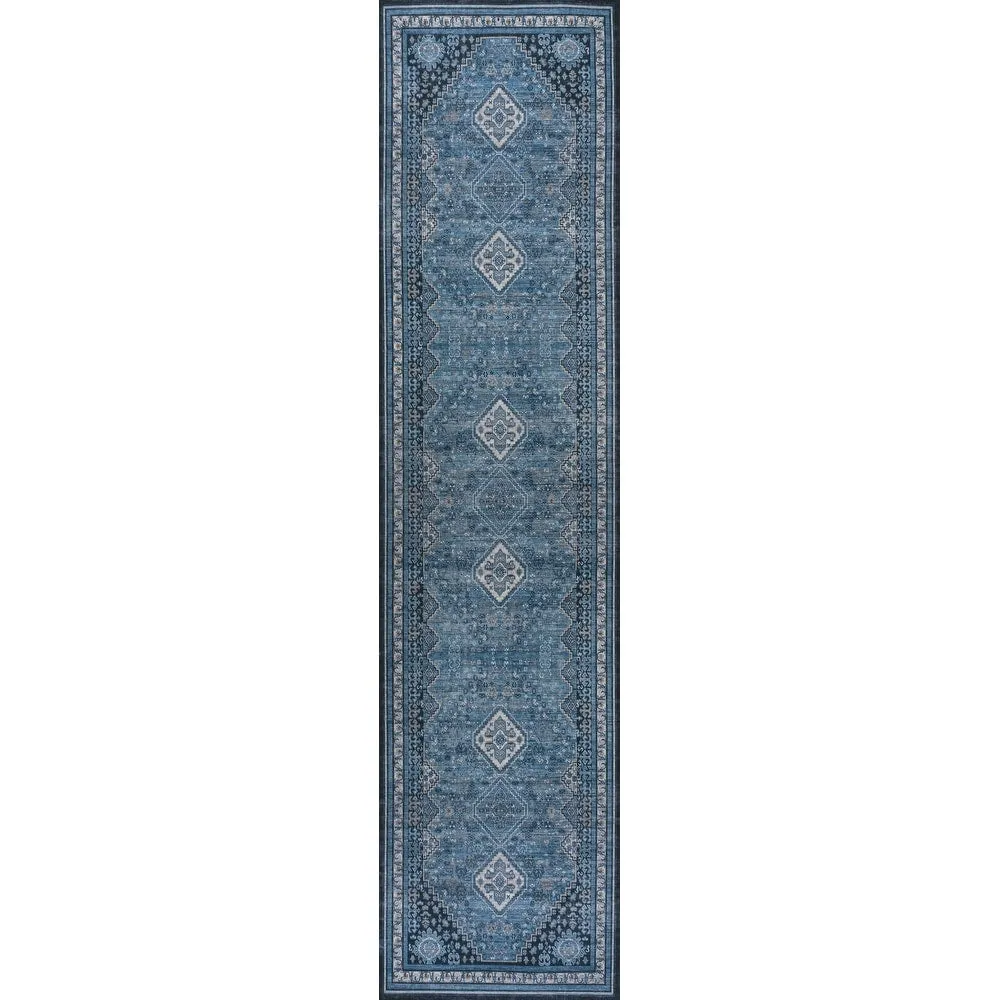 JONATHAN Y Didim Geometric Medallions Machine Washable Area Rug