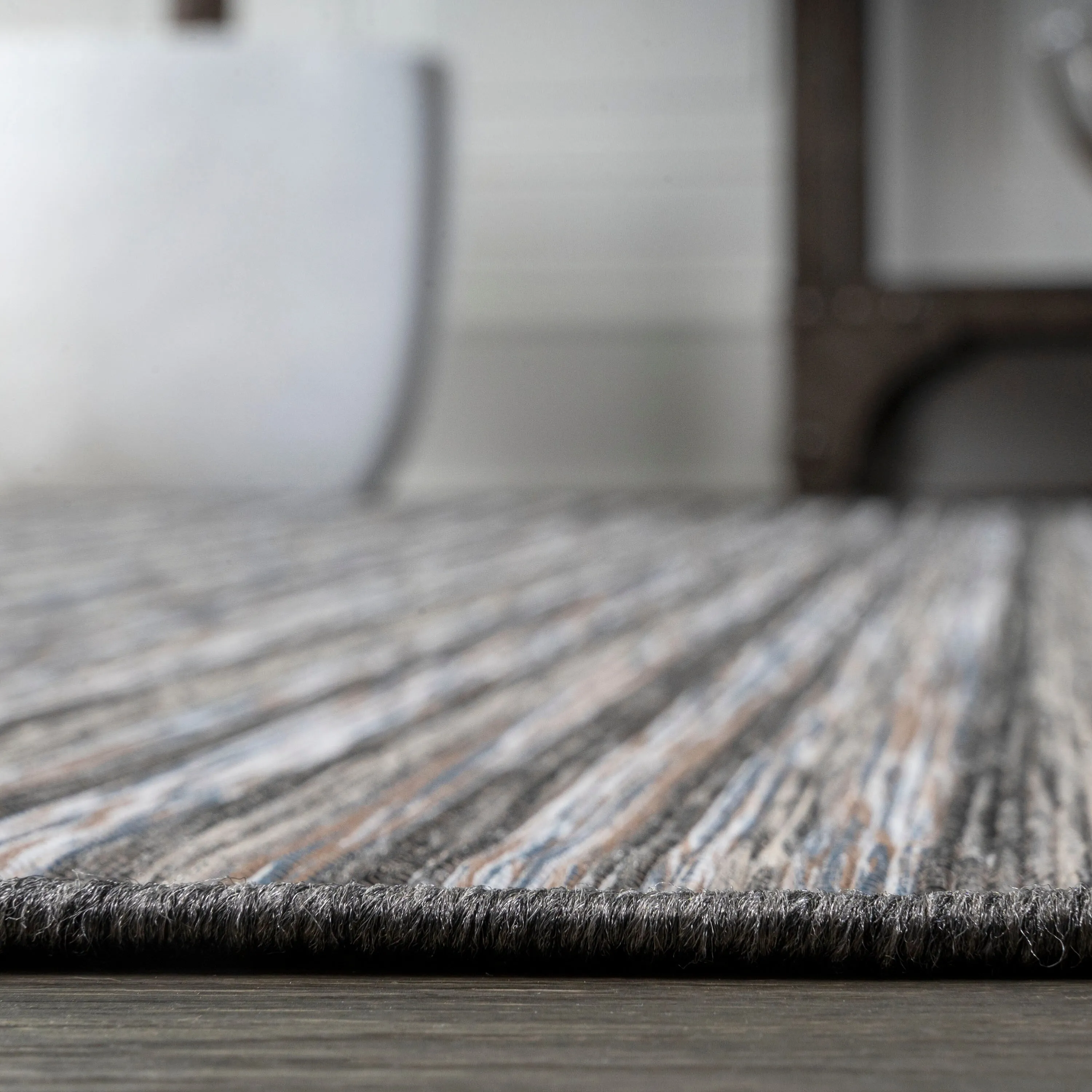 JONATHAN Y Finn Modern Farmhouse Pinstripe Area Rug