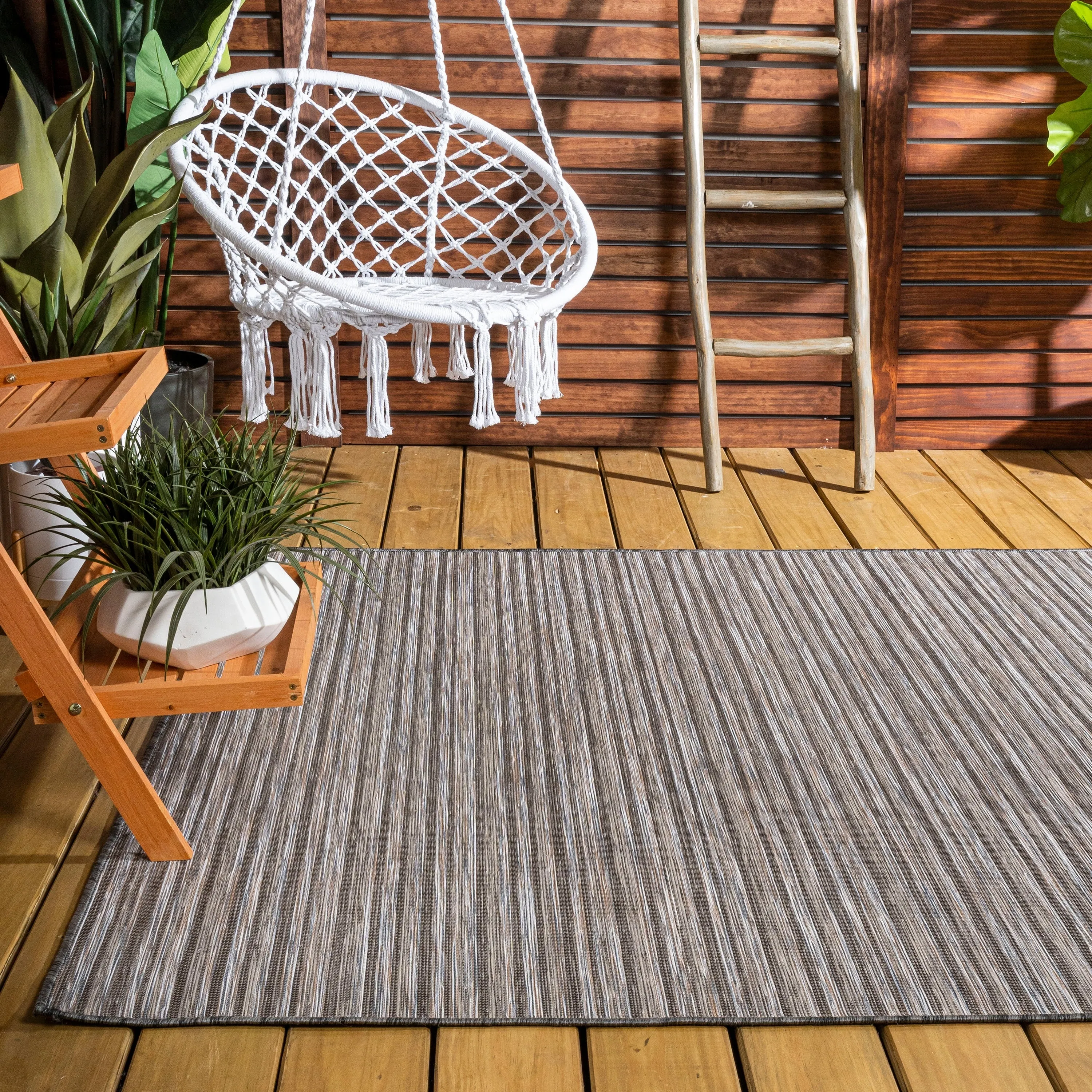 JONATHAN Y Finn Modern Farmhouse Pinstripe Area Rug