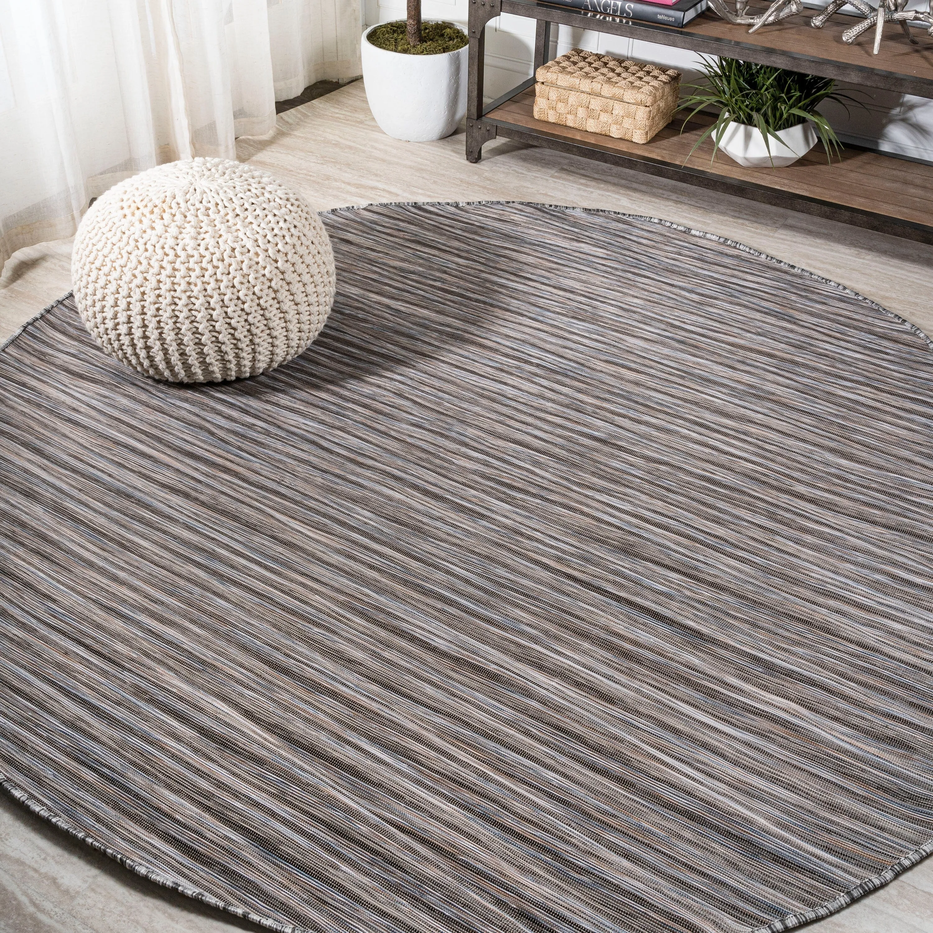 JONATHAN Y Finn Modern Farmhouse Pinstripe Area Rug