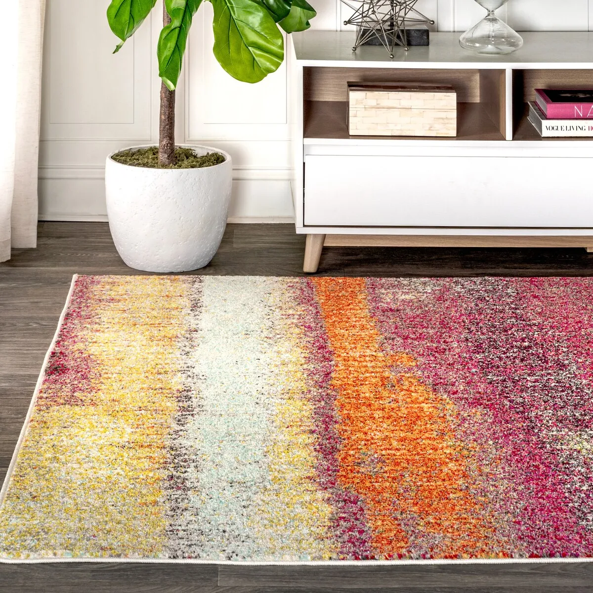 JONATHAN Y Groovy POP Modern Abstract Vintage Area Rug