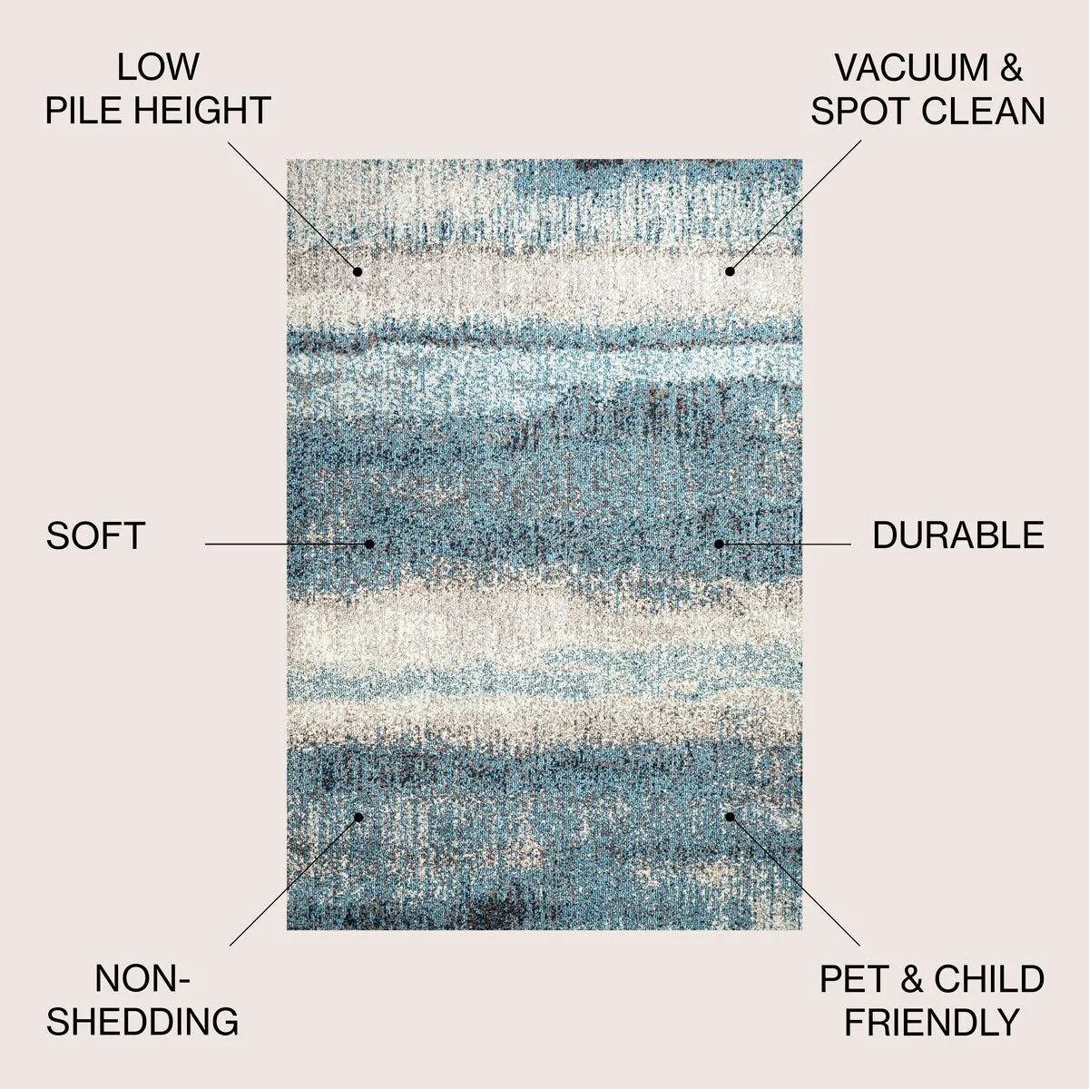 JONATHAN Y Groovy POP Modern Abstract Vintage Area Rug