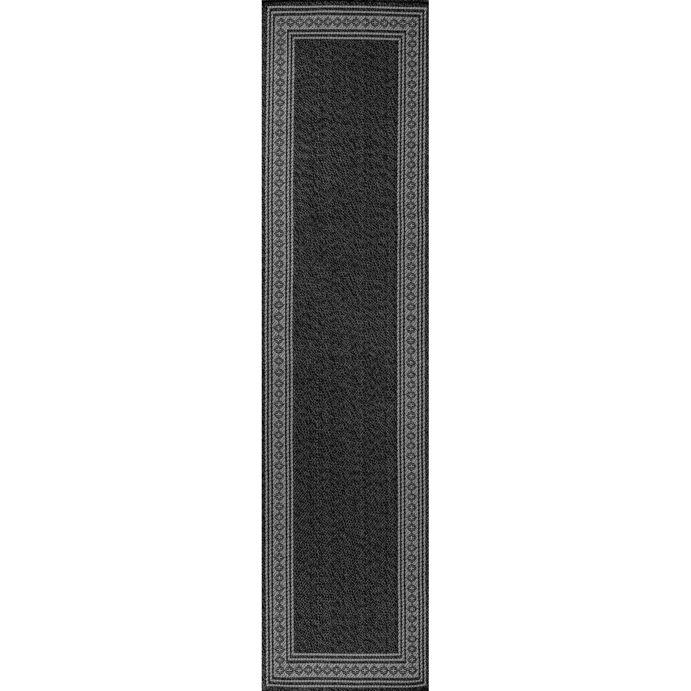 JONATHAN Y Havana Classic Diamond Border Indoor/Outdoor Area Rug