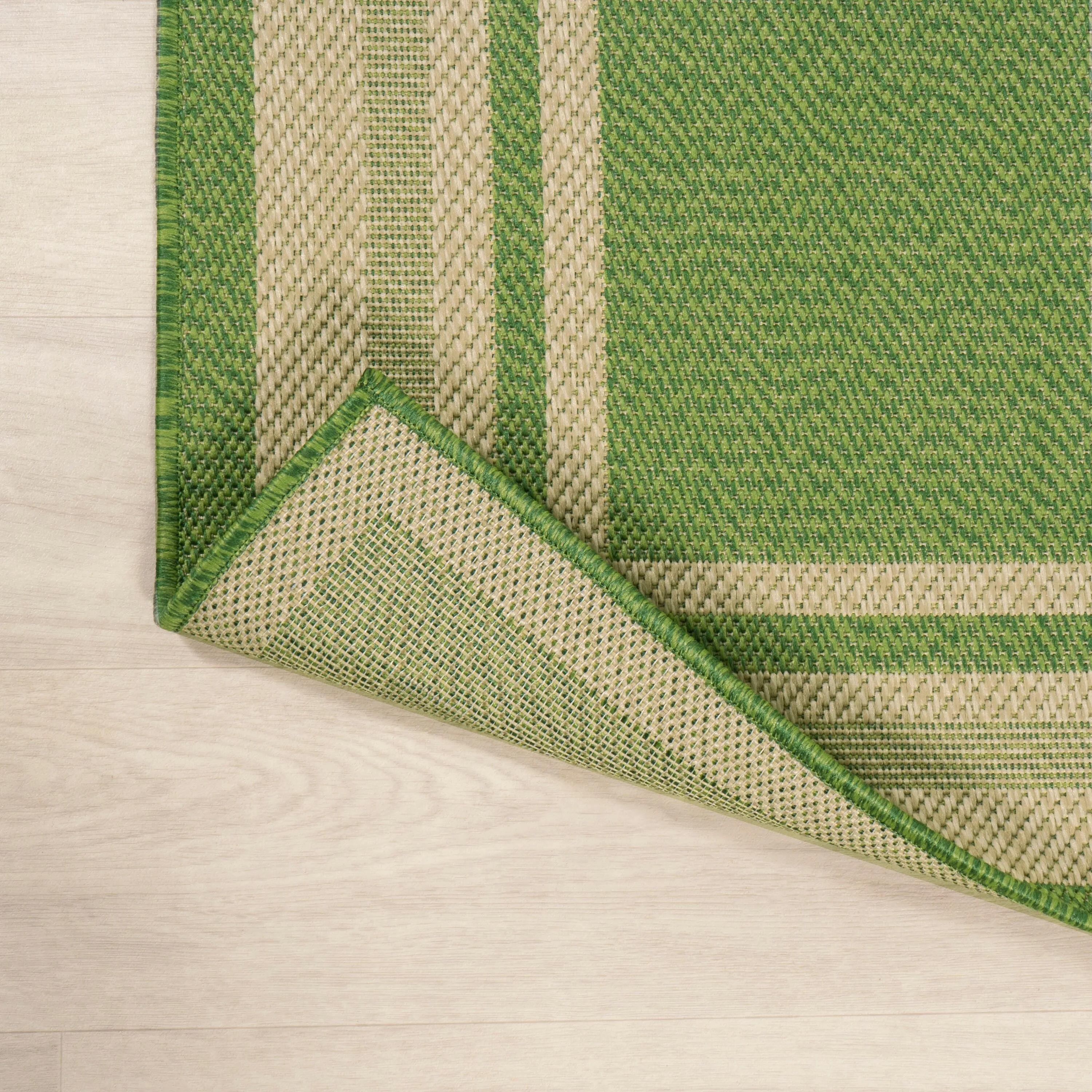 JONATHAN Y Haynes Modern Border Stripe Indoor/Outdoor Area Rug