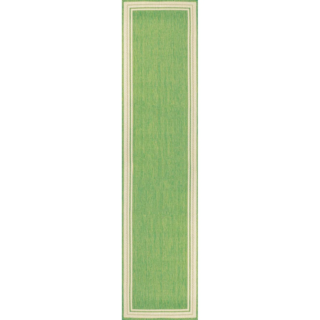 JONATHAN Y Haynes Modern Border Stripe Indoor/Outdoor Area Rug
