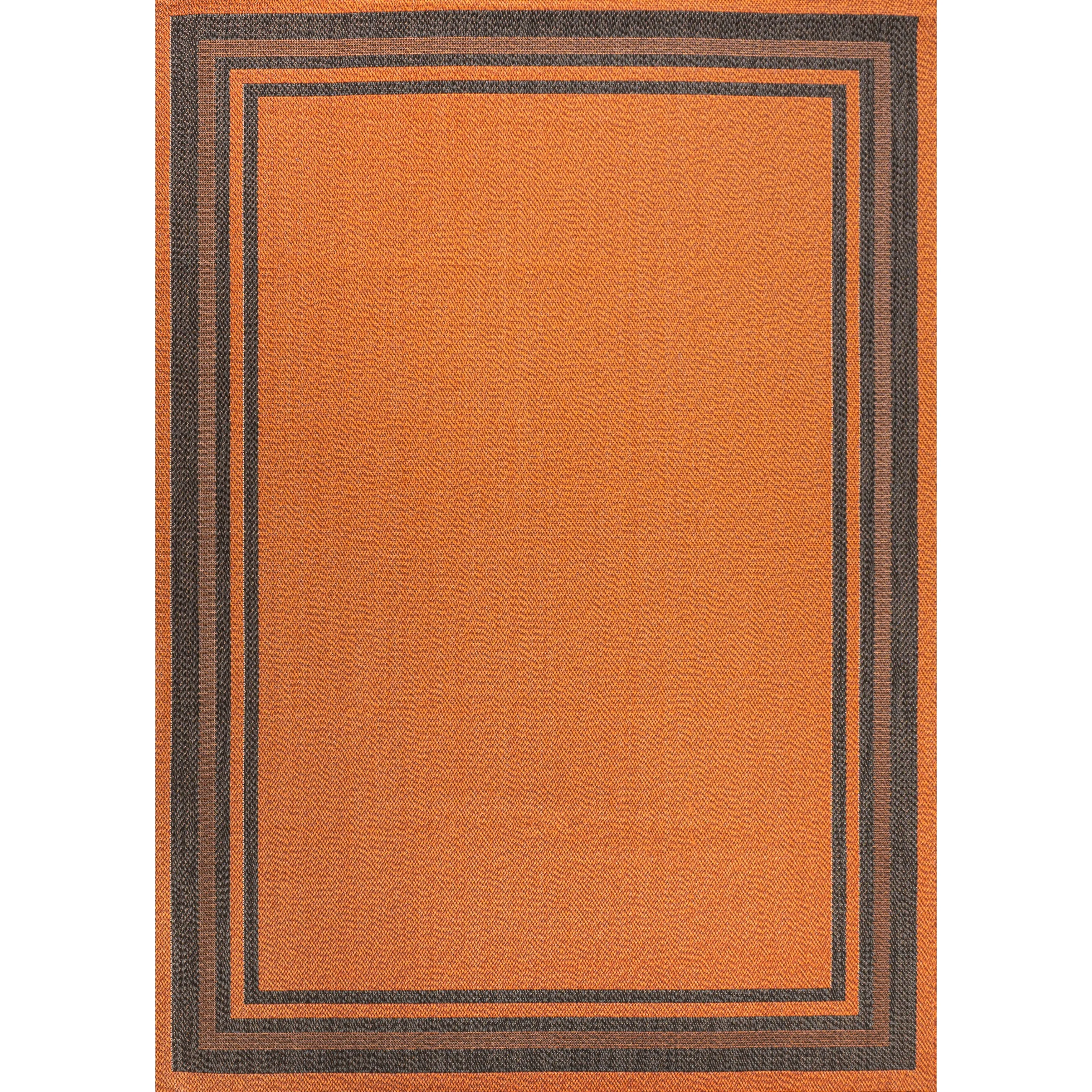 JONATHAN Y Haynes Modern Border Stripe Indoor/Outdoor Area Rug