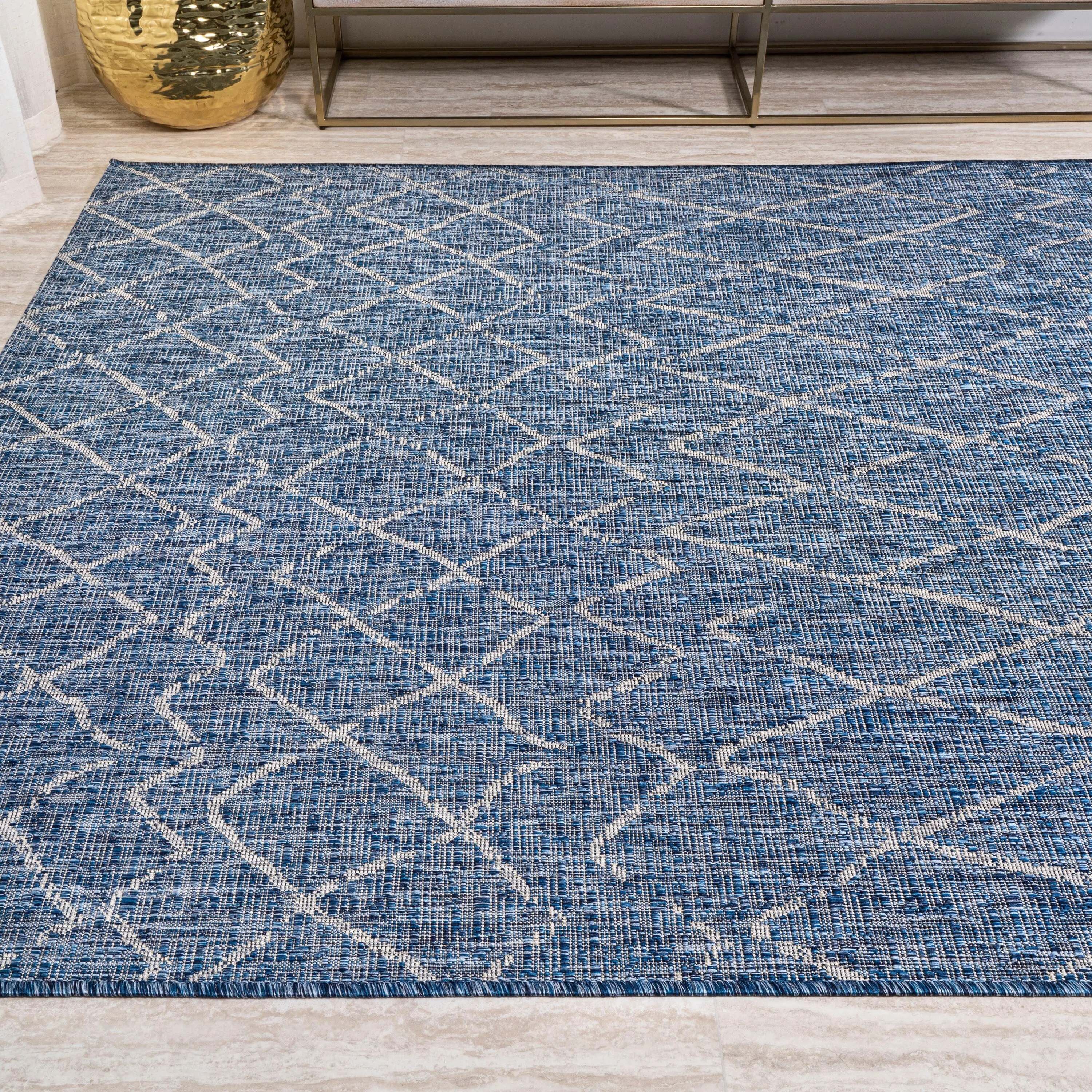 JONATHAN Y Jerash Moroccan Trellis Indoor/Outdoor Area Rug