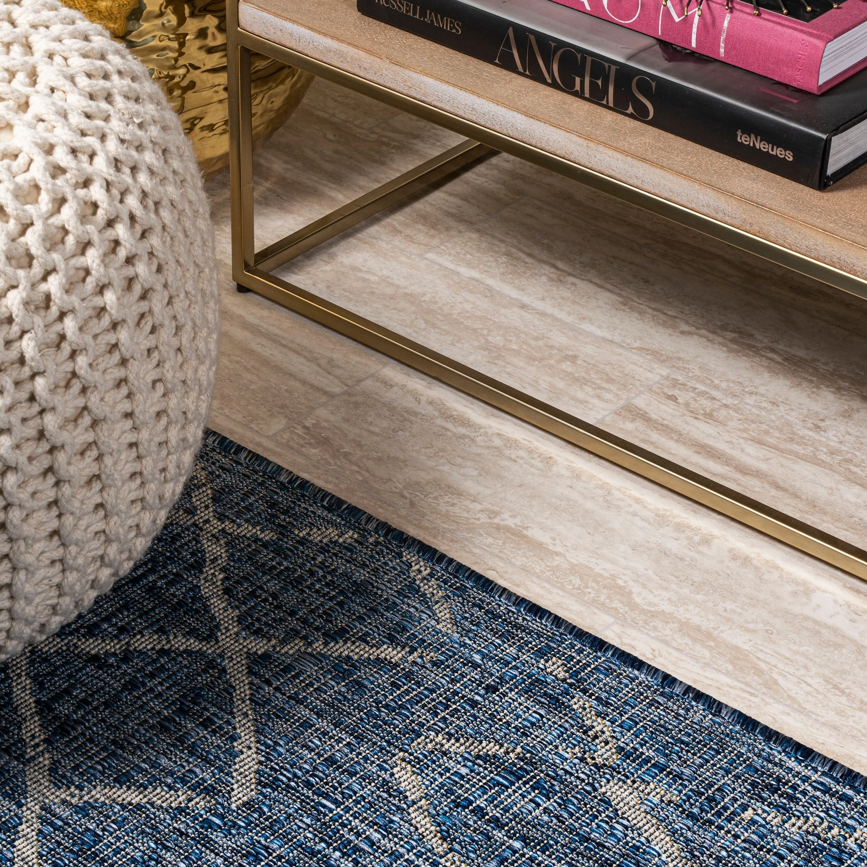 JONATHAN Y Jerash Moroccan Trellis Indoor/Outdoor Area Rug