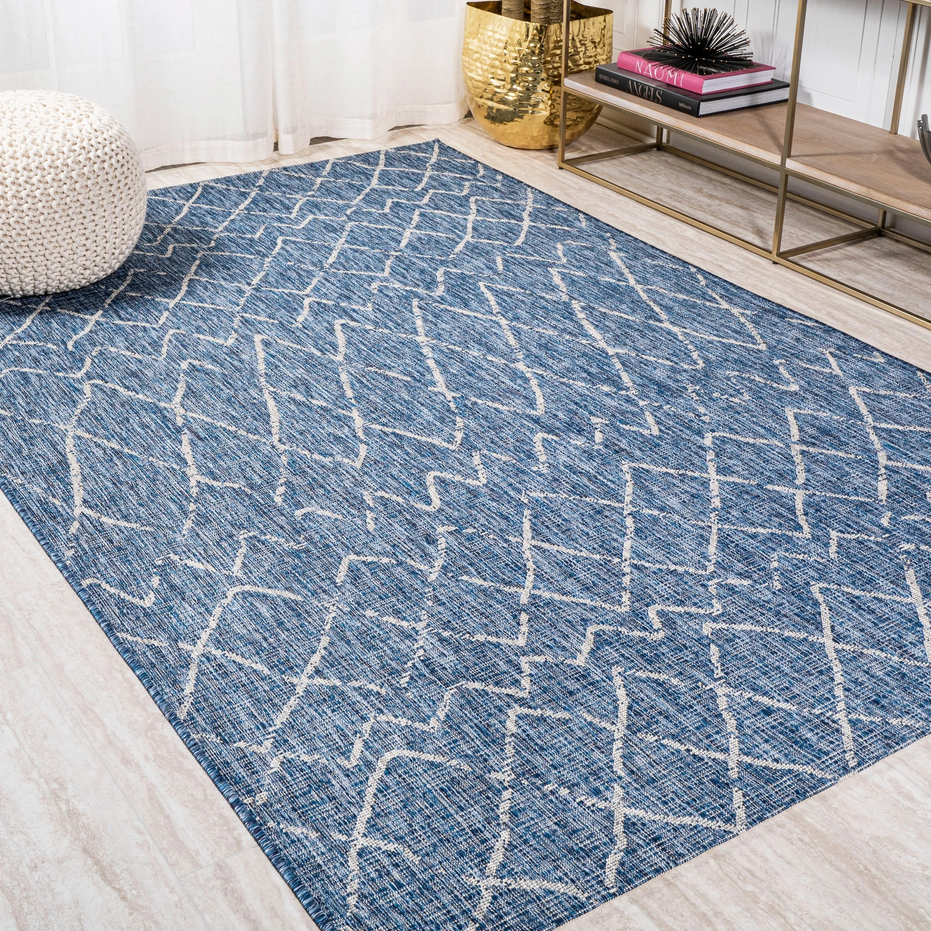 JONATHAN Y Jerash Moroccan Trellis Indoor/Outdoor Area Rug