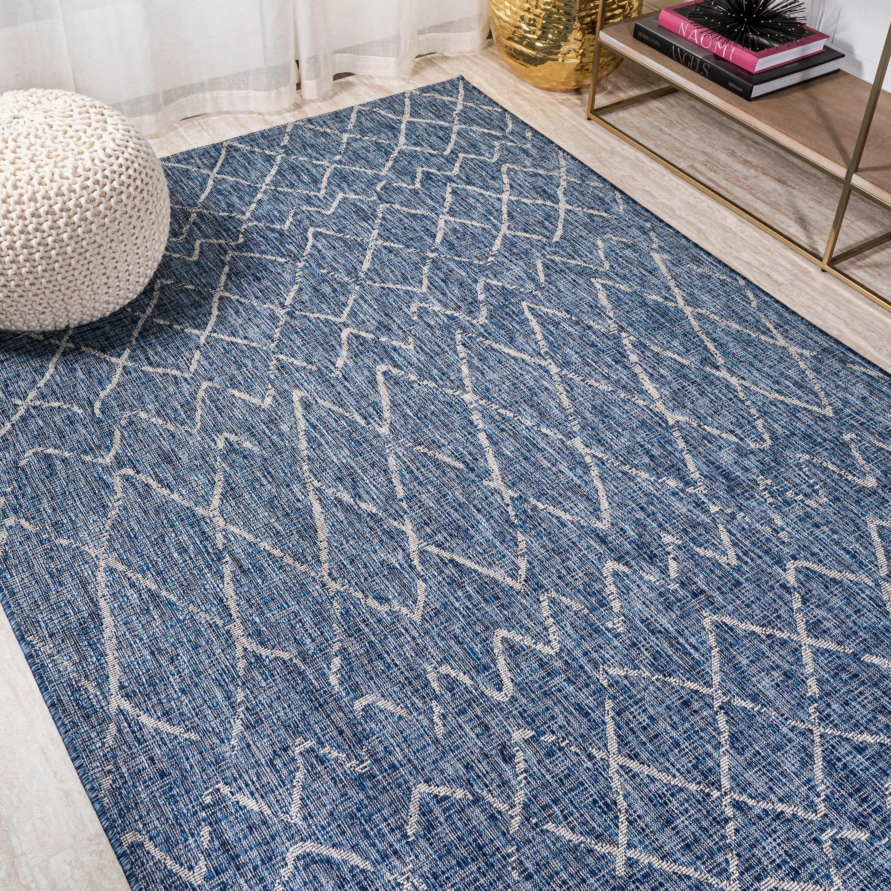 JONATHAN Y Jerash Moroccan Trellis Indoor/Outdoor Area Rug