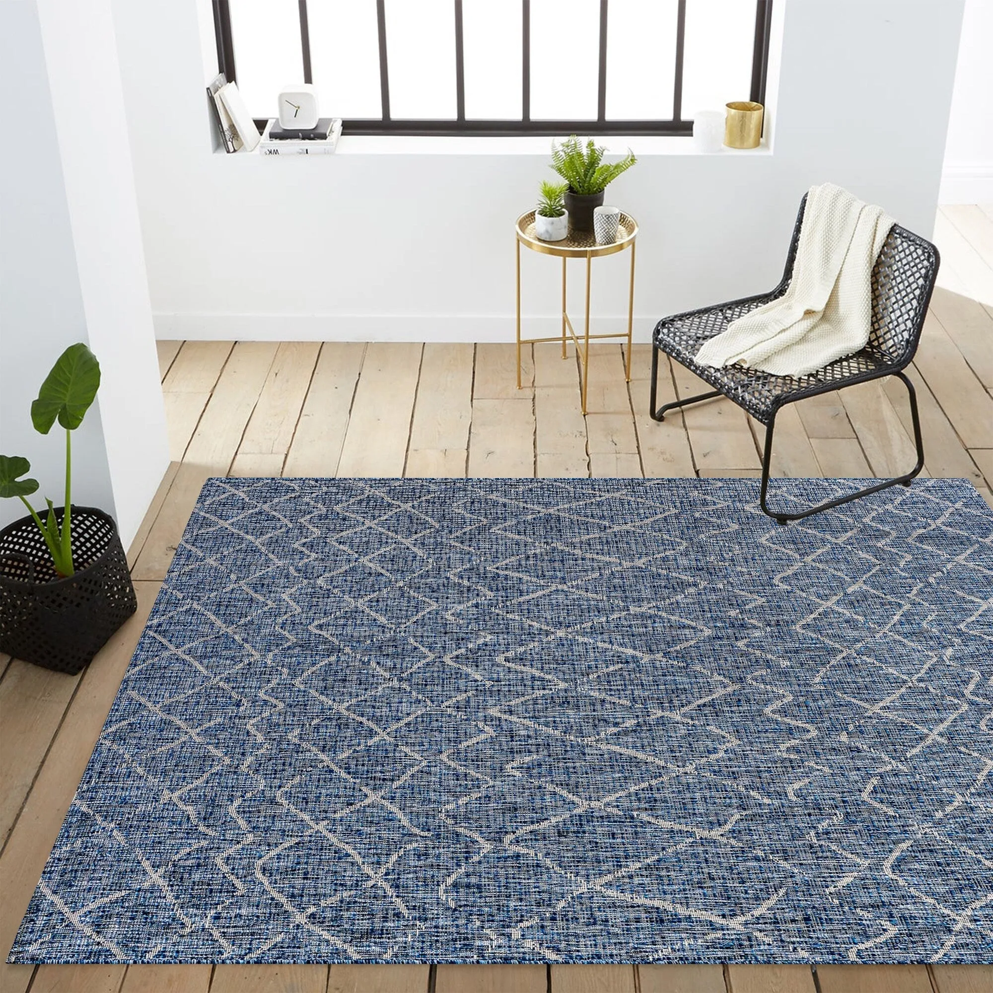 JONATHAN Y Jerash Moroccan Trellis Indoor/Outdoor Area Rug