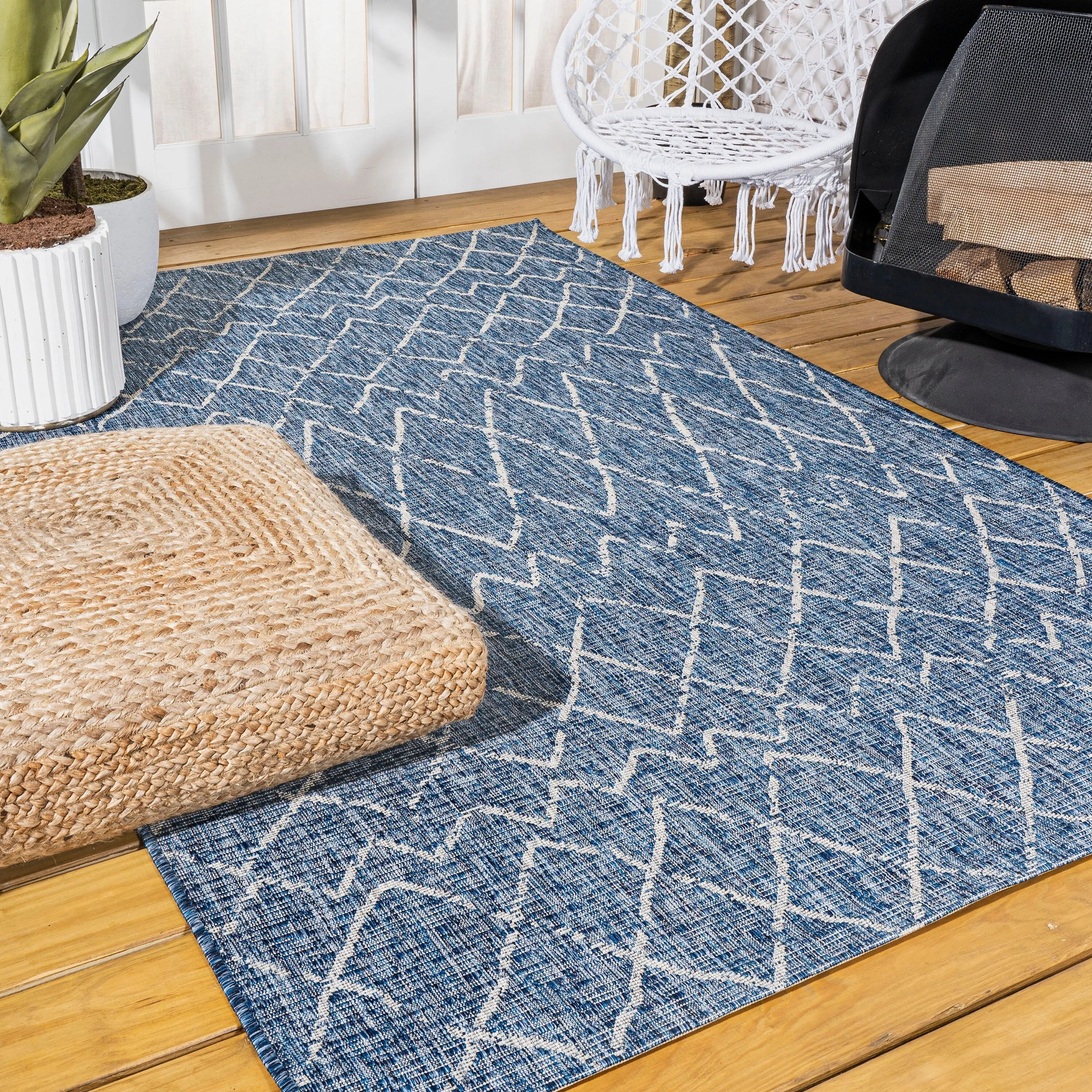 JONATHAN Y Jerash Moroccan Trellis Indoor/Outdoor Area Rug